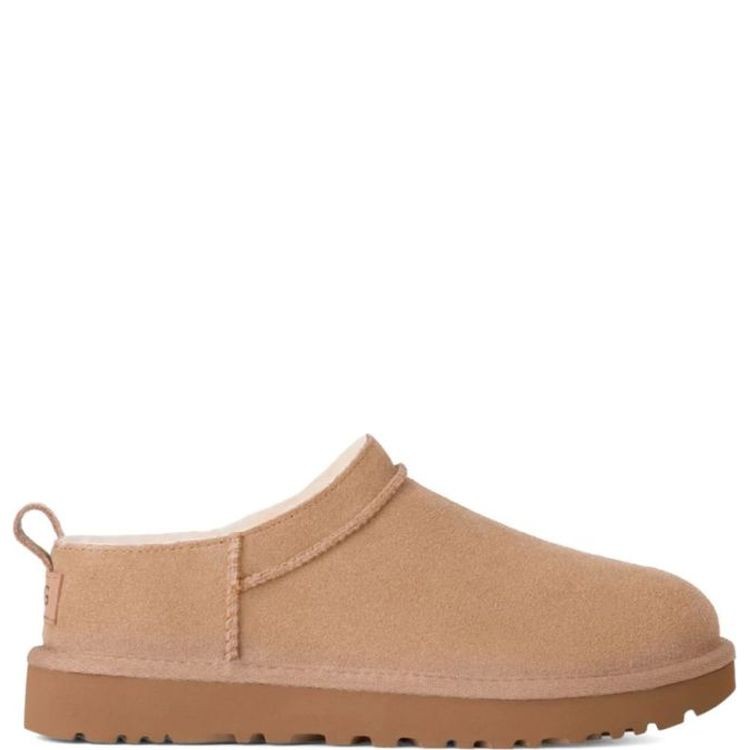 UGG Pašiltinti aulinukai moterims, Smėlio, Classic Micro 2