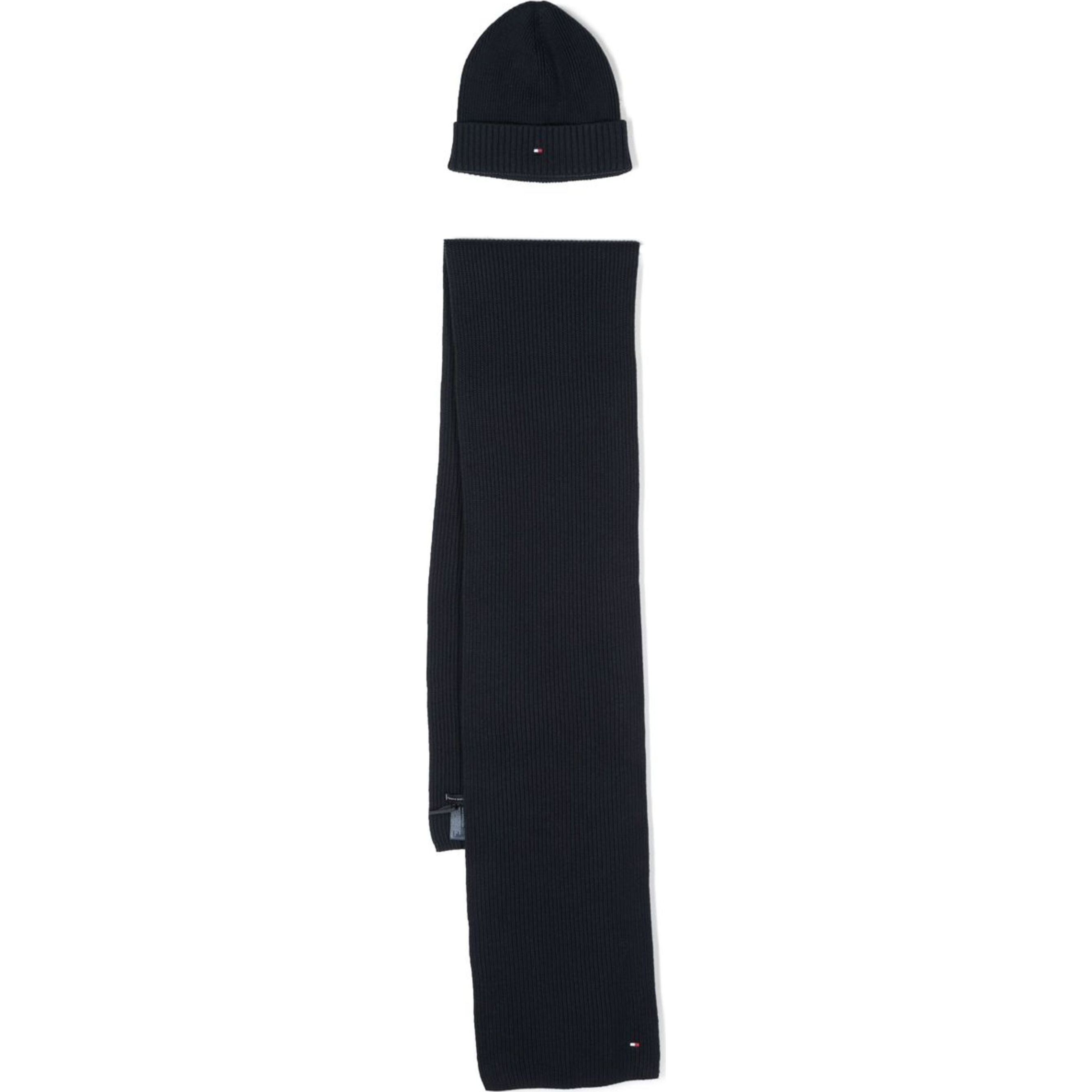 TOMMY HILFIGER Rinkinys vyrams, Mėlyna, ESSENTIAL SCARF & BEANIE GP 1
