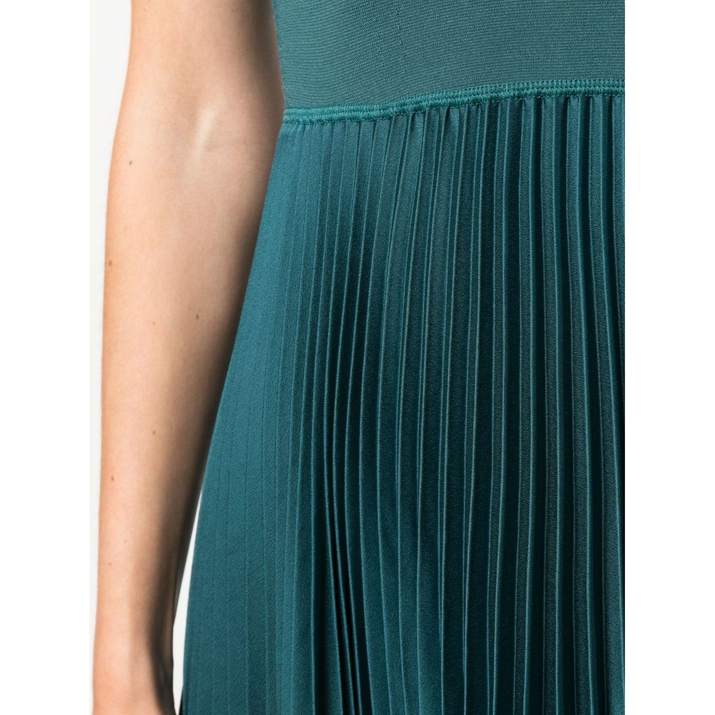JOSEPH Maxi suknelė moterims, Žalia, Dera knit weave plisse dress 4