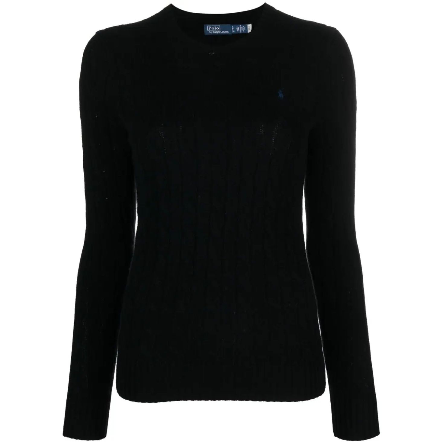 POLO RALPH LAUREN Sportinis nertinis moterims, Juoda, Julianna long sleeve pullover 1