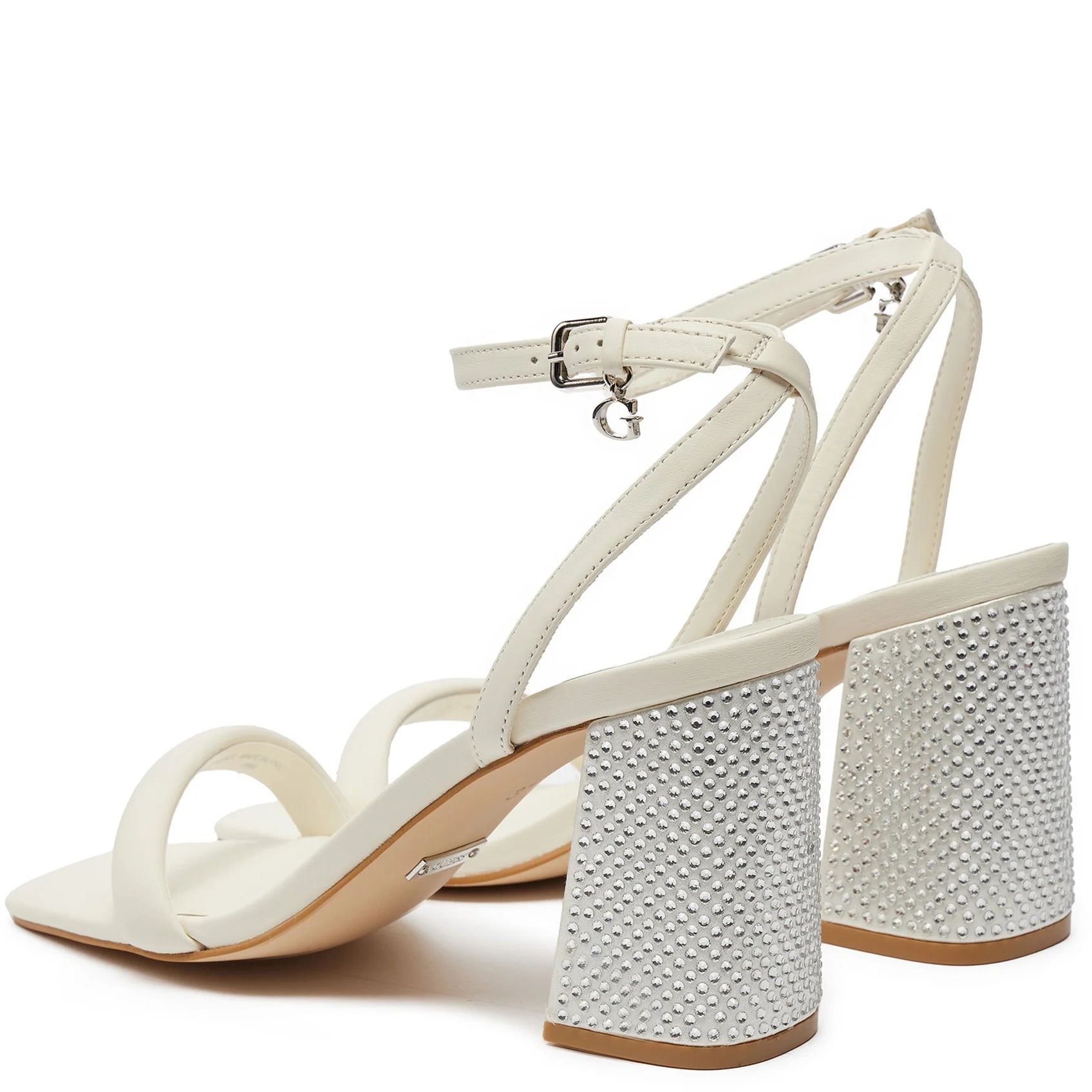 GUESS Basutės moterims, Balta, Gelectra Sandals 3