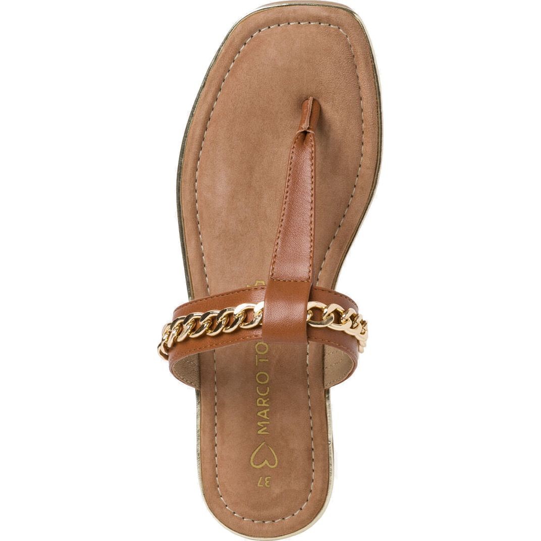 MARCO TOZZI Šlepetės moterims, Ruda, SLIPPERS 4