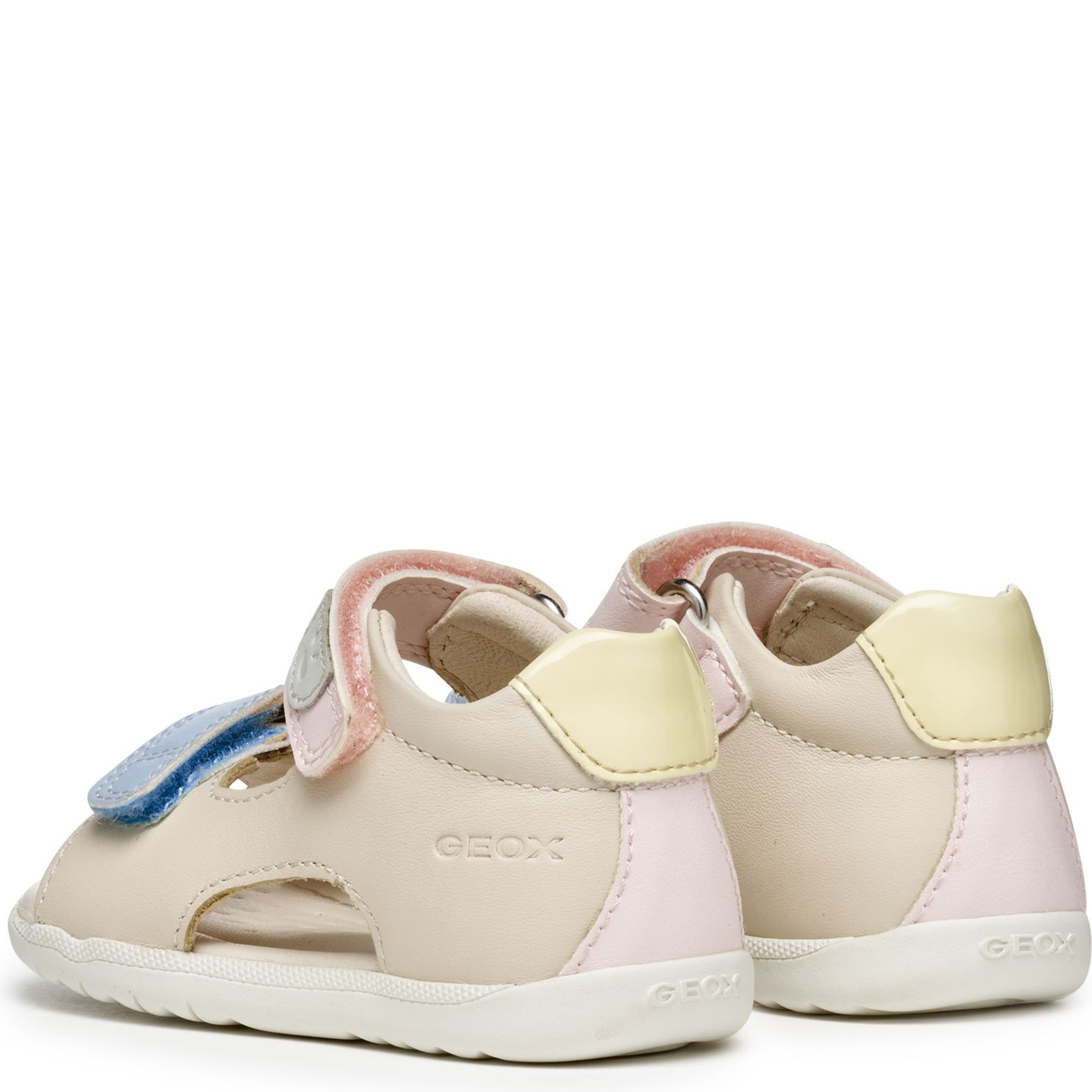 GEOX Basutės mergaitėms, Smėlio, Macchia sandals 5