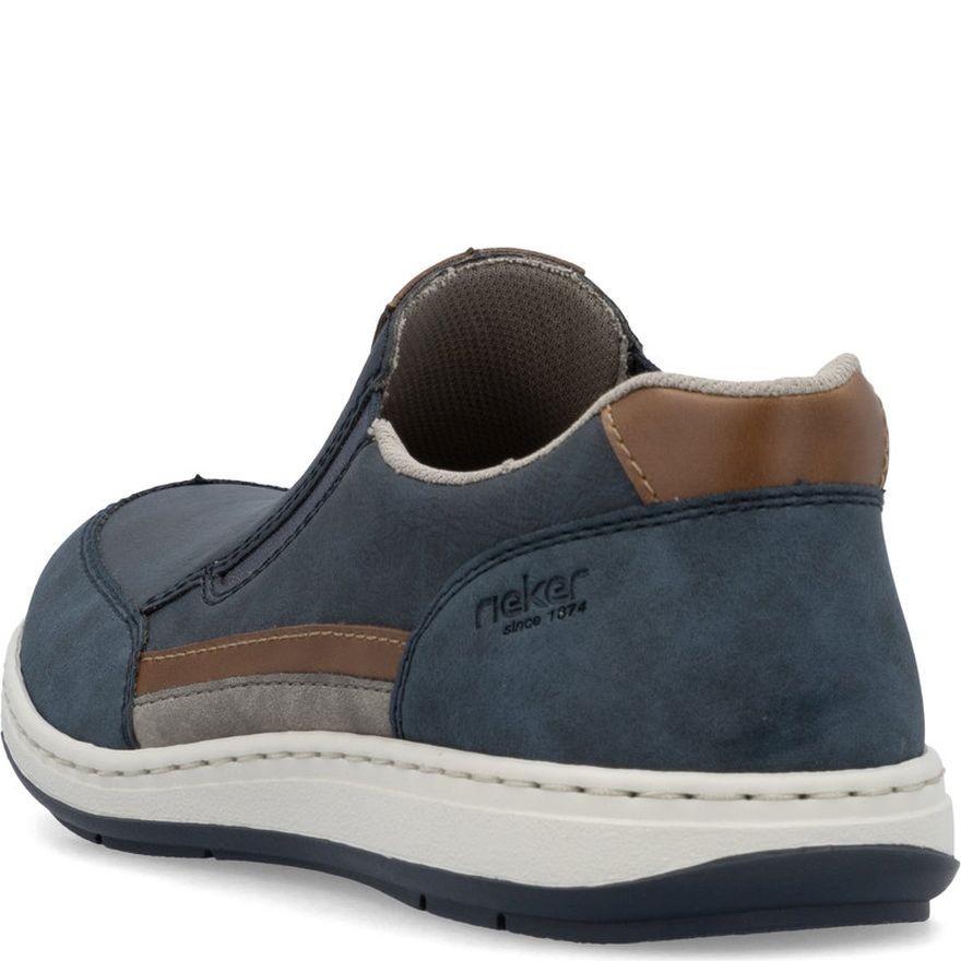 RIEKER Loaferiai vyrams, Mėlyna, Loafers 4