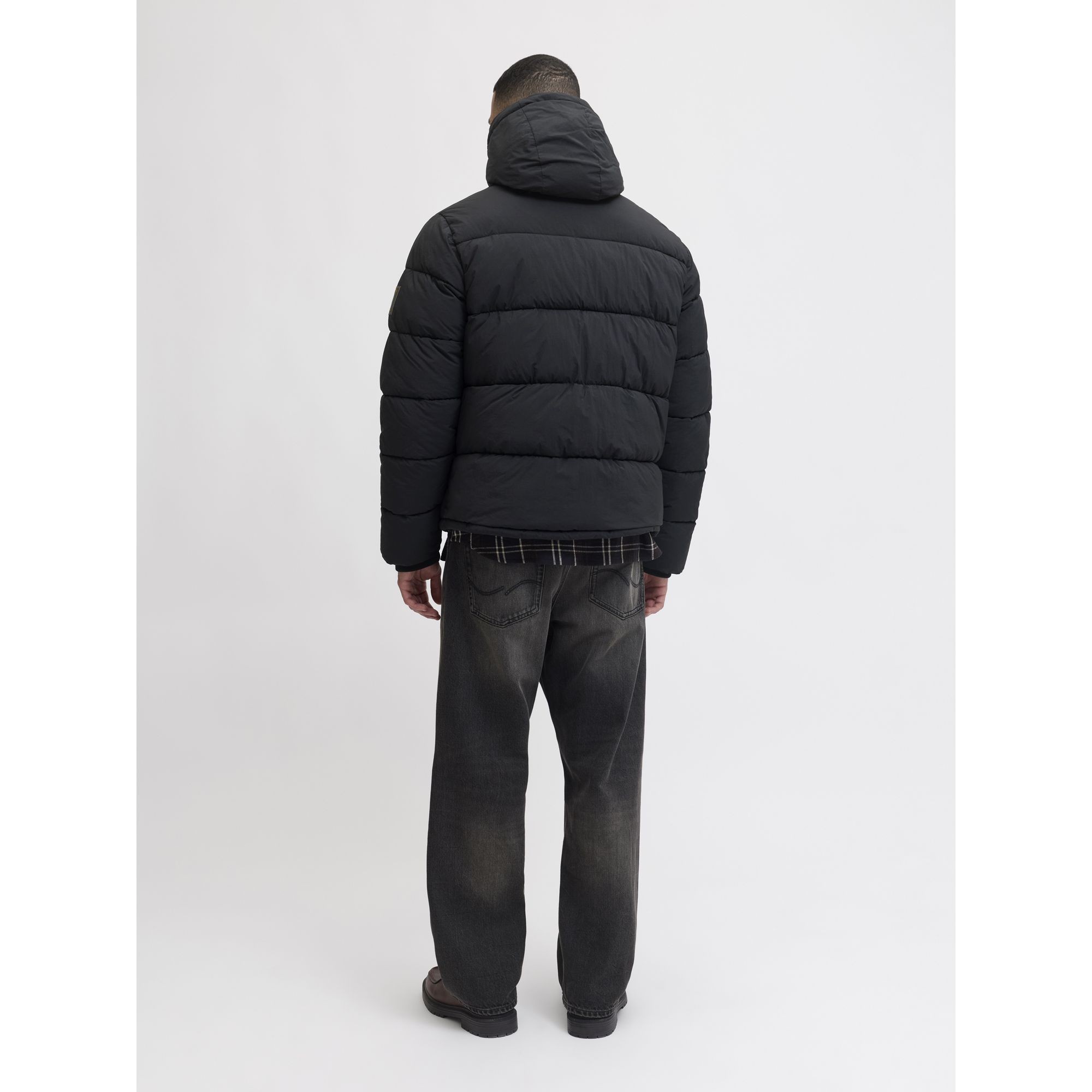 JACK & JONES Pūkinė striukė vyrams, Juoda, Detroit 4