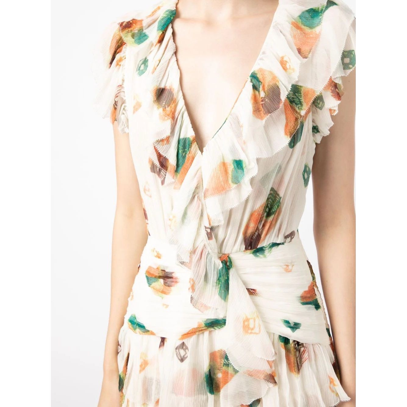 ULLA JOHNSON Mini suknelė moterims, Balta, Zina Dress 4