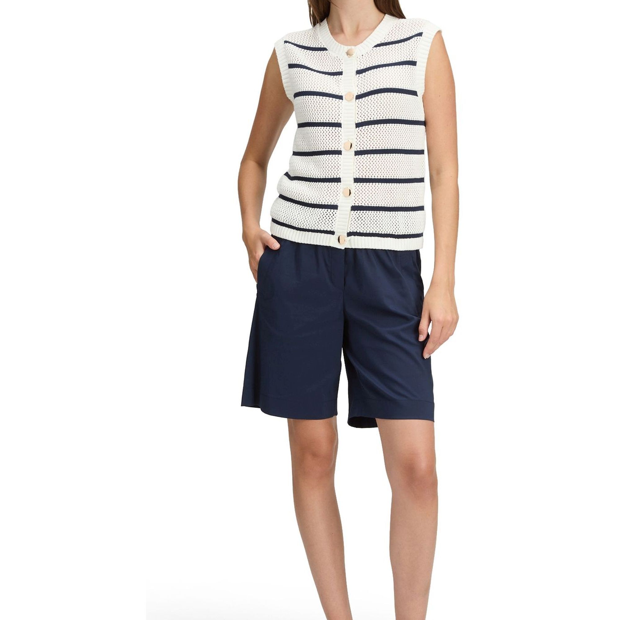 BETTY & CO Šortai moterims, Mėlyna, Pants 6704/3031 4