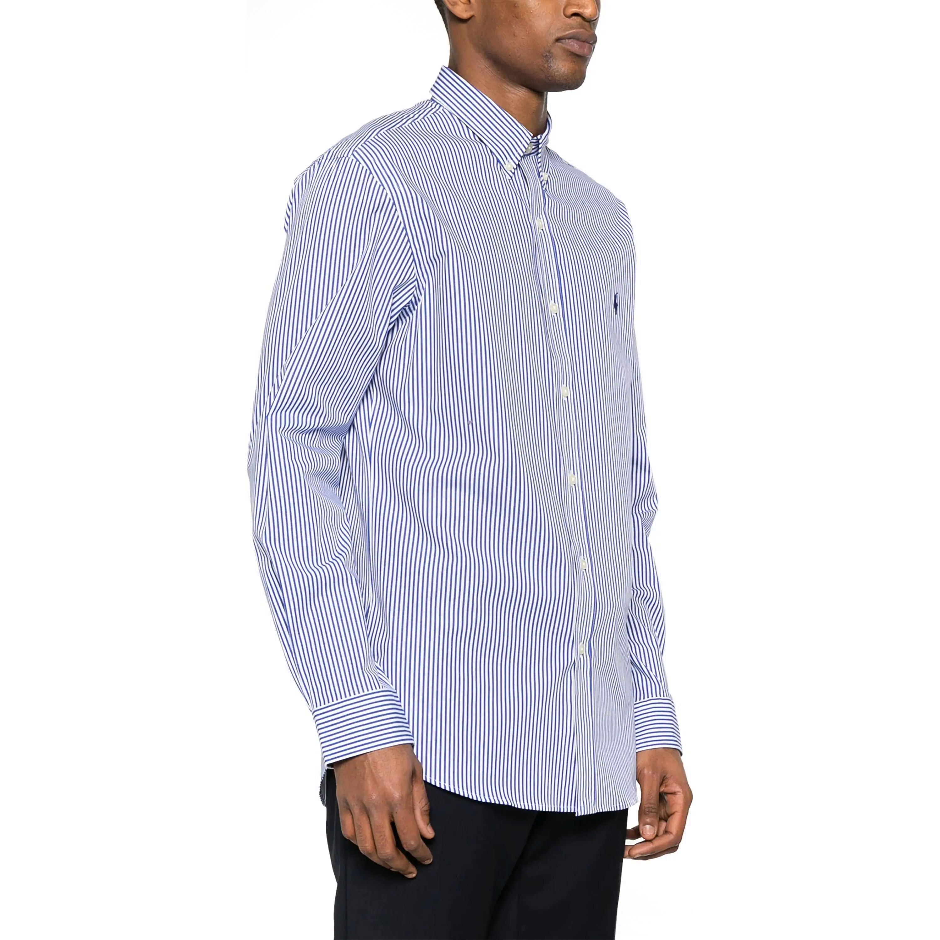 POLO RALPH LAUREN Marškiniai ilgomis rankovėmis vyrams, Mėlyna, Long sleeve sport shirt 2