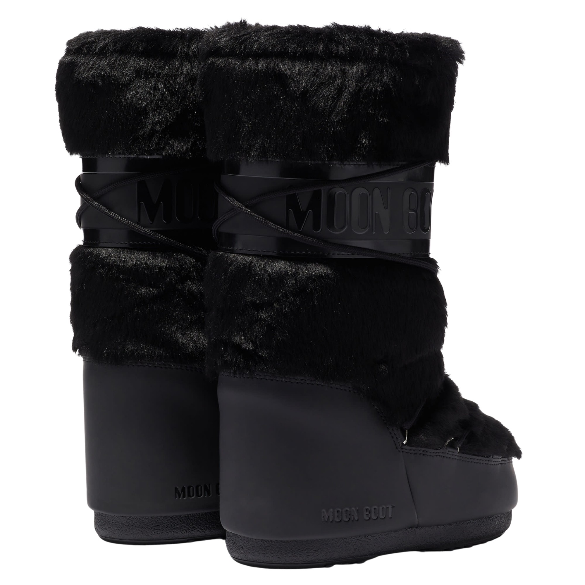 MOON BOOT Auliniai moterims, Juoda, Mb icon faux fur boots 2