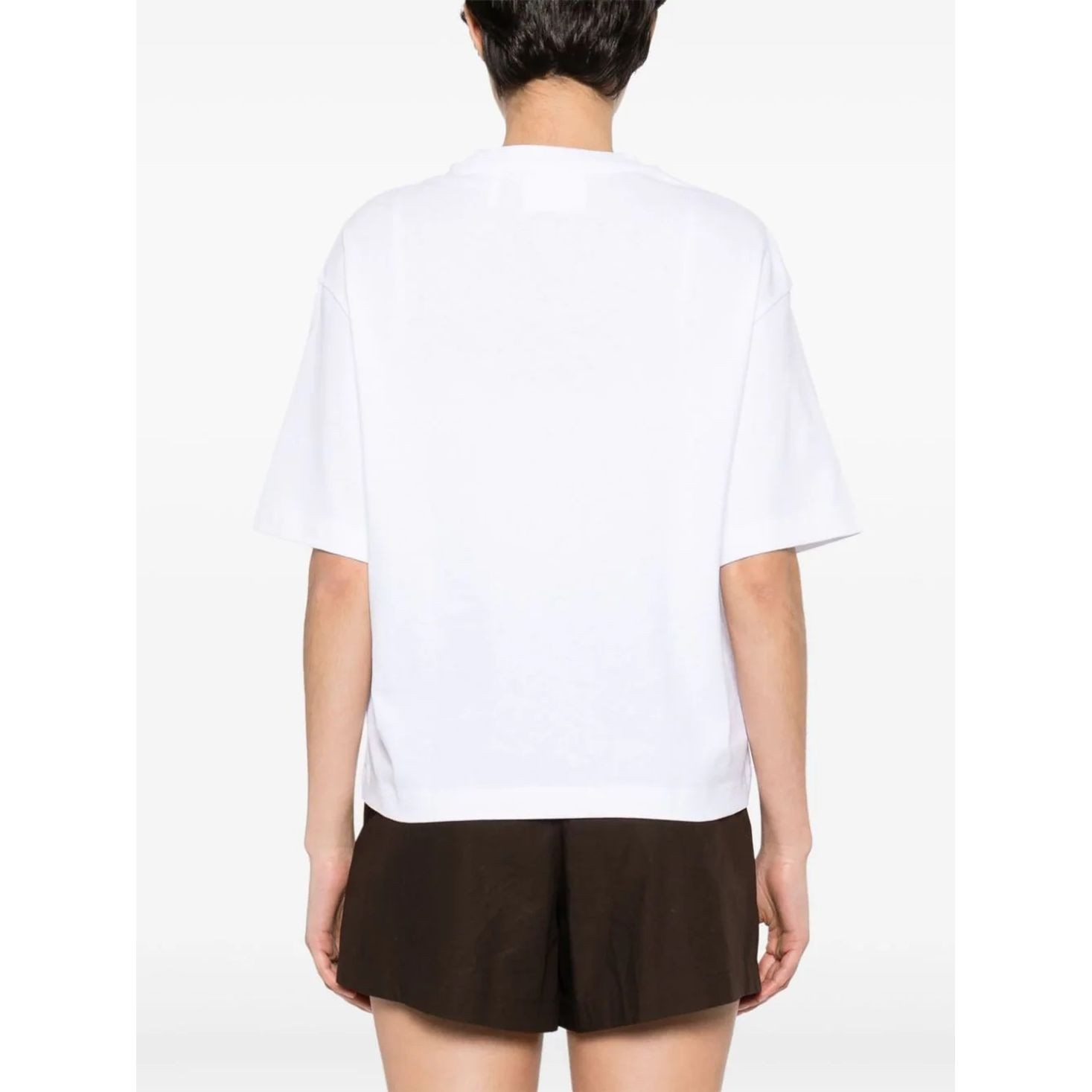 AXEL ARIGATO Marškinėliai trump. rankovėmis moterims, Balta, Float oversized t-shirt 3