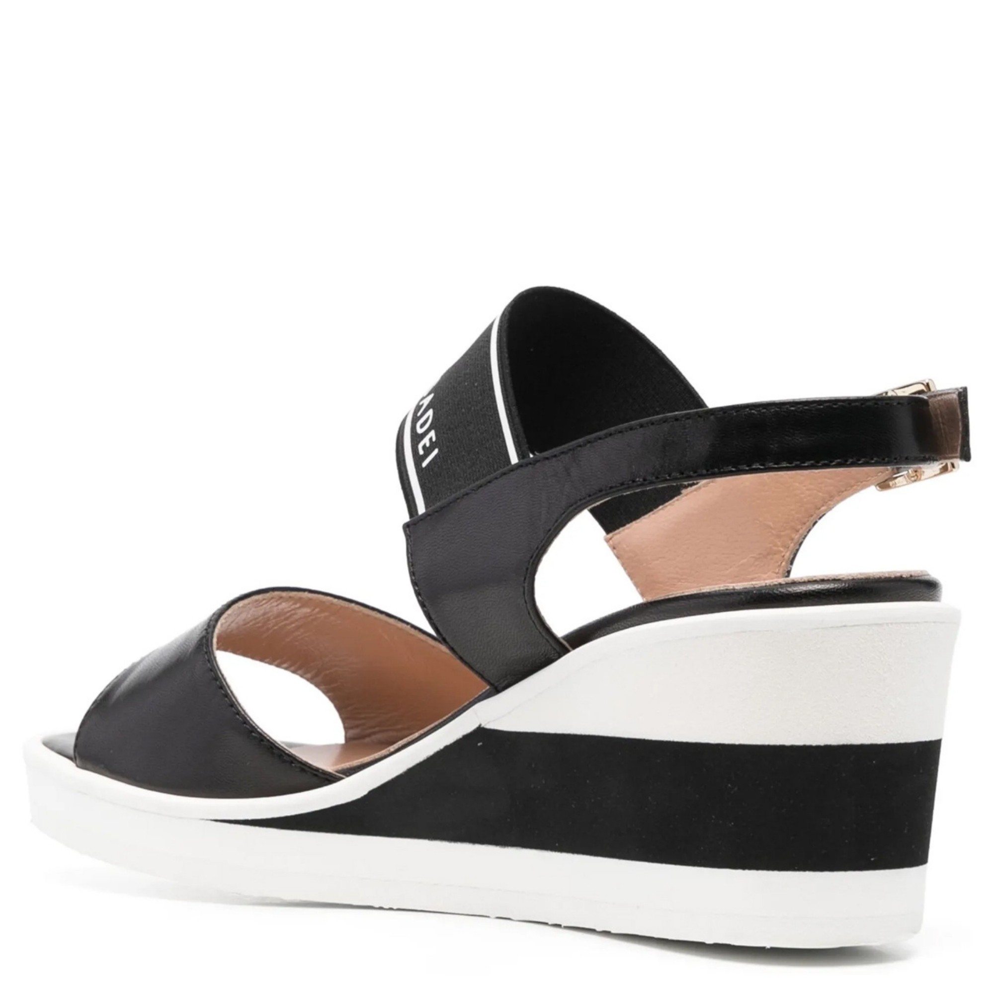 CESARE CASADEI Basutės moterims, Juoda, Wedge sandals 3