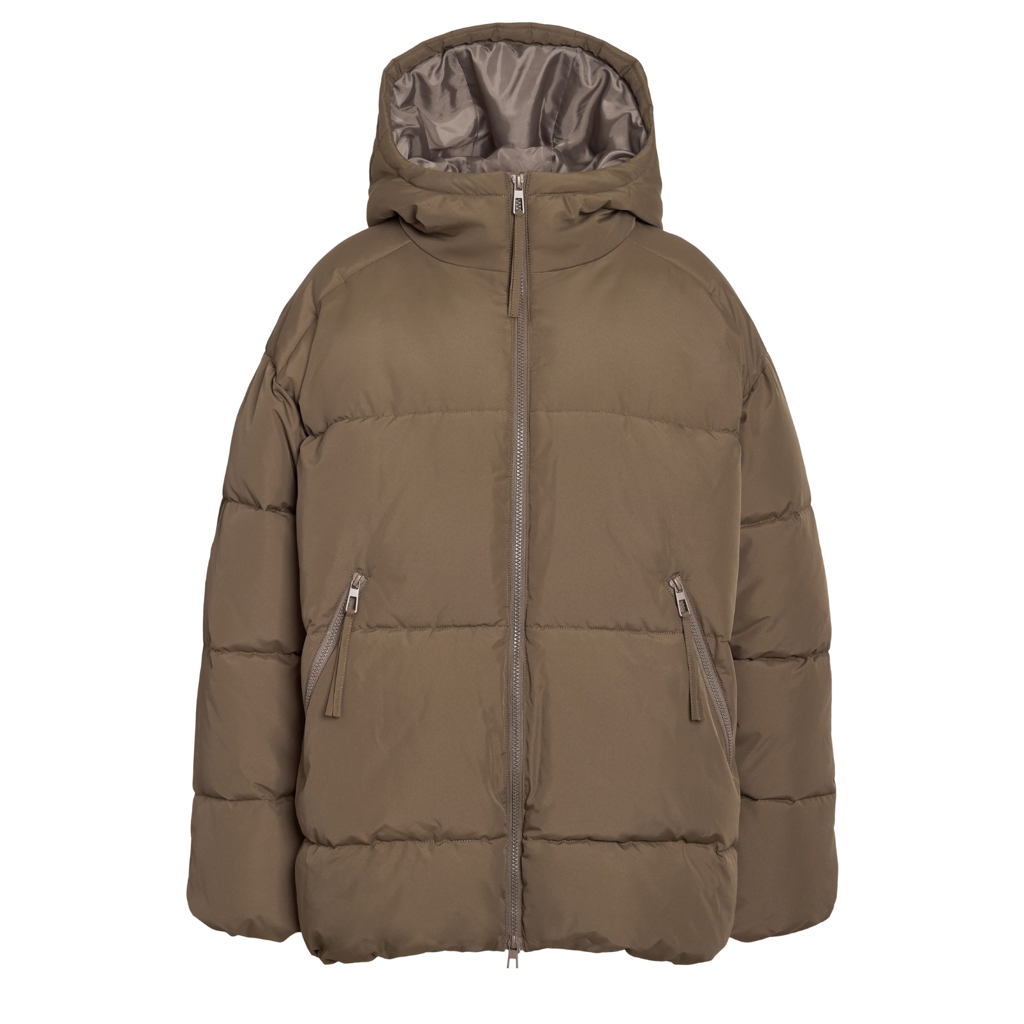 NOISY MAY Pūkinė striukė moterims, Ruda, Katy puffer parka 1