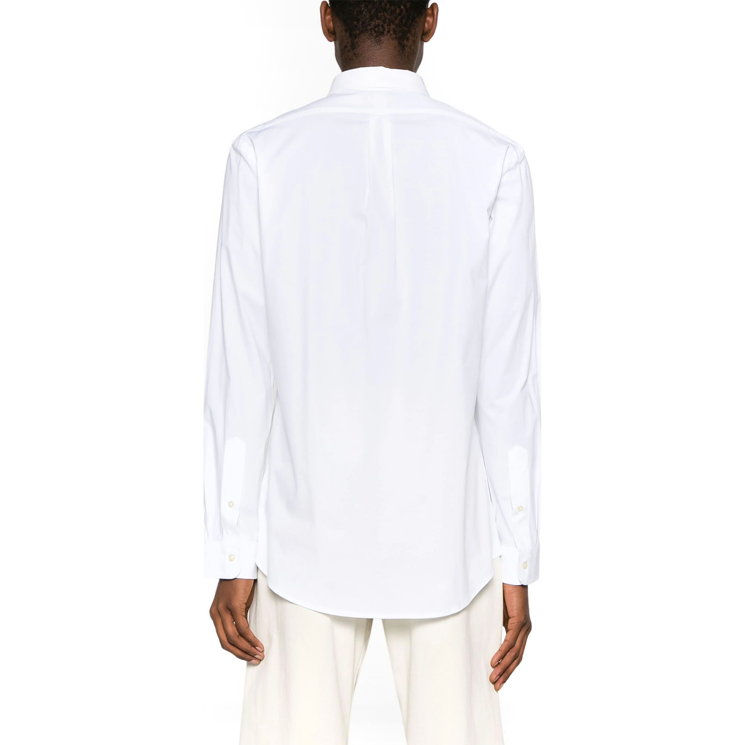 POLO RALPH LAUREN Marškiniai ilgomis rankovėmis vyrams, Balta, Long sleeve sport shirt 3
