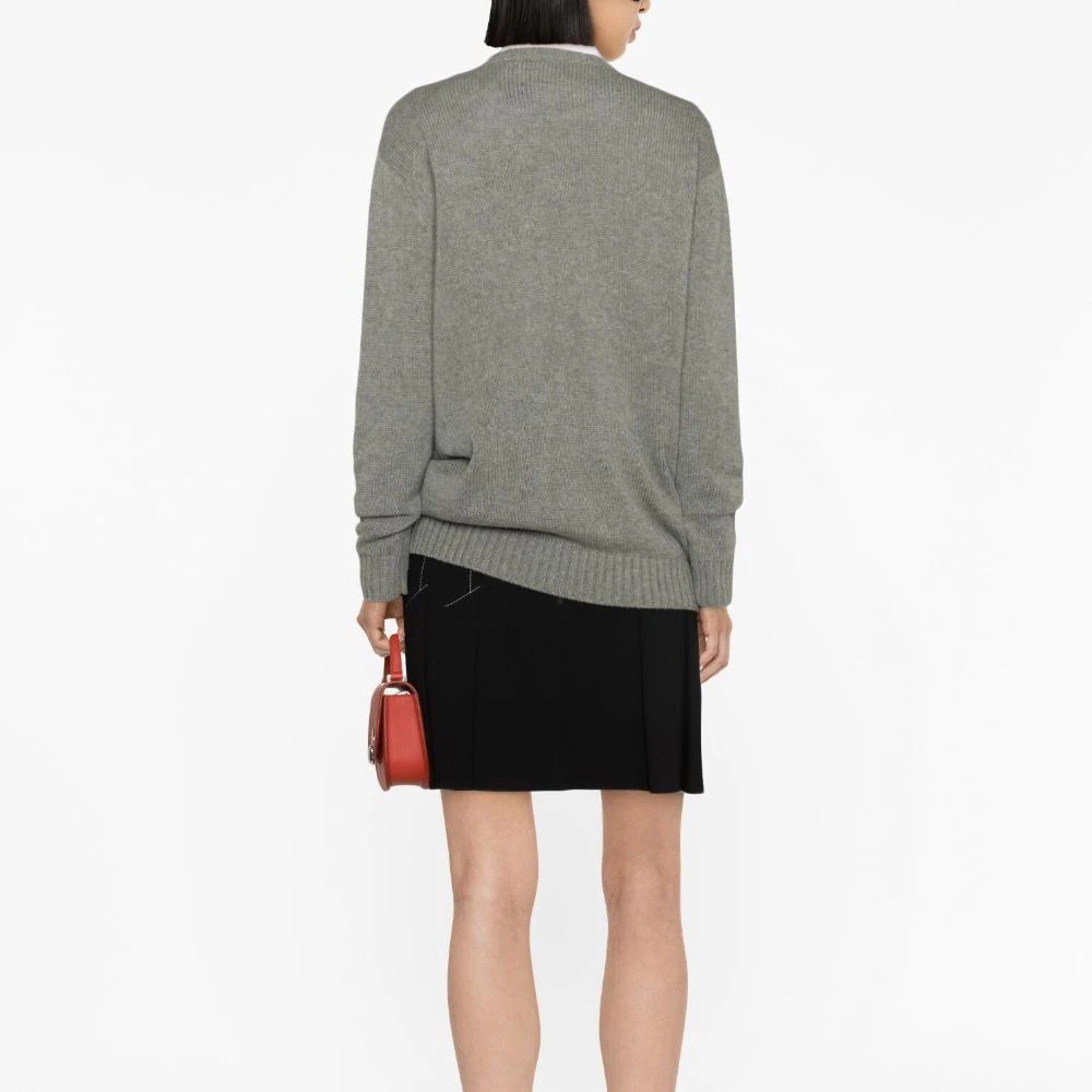 RALPH LAUREN Sportinis nertinis moterims, Pilka, Coat bear long sleeve pullover 4