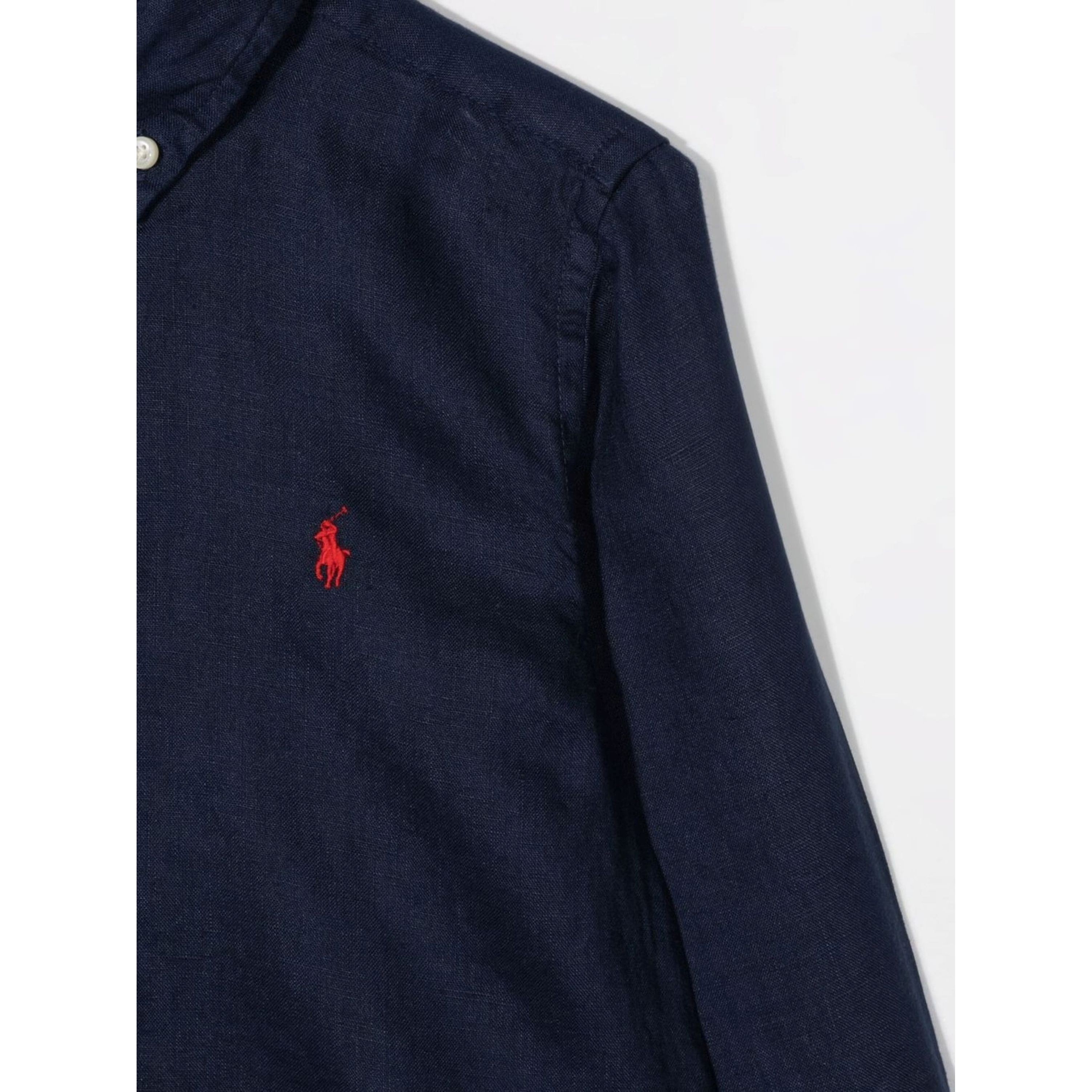 RALPH LAUREN KIDS Marškiniai ilgomis rankovėmis berniukams, Mėlyna, Button down sport shirt (2-7) 3