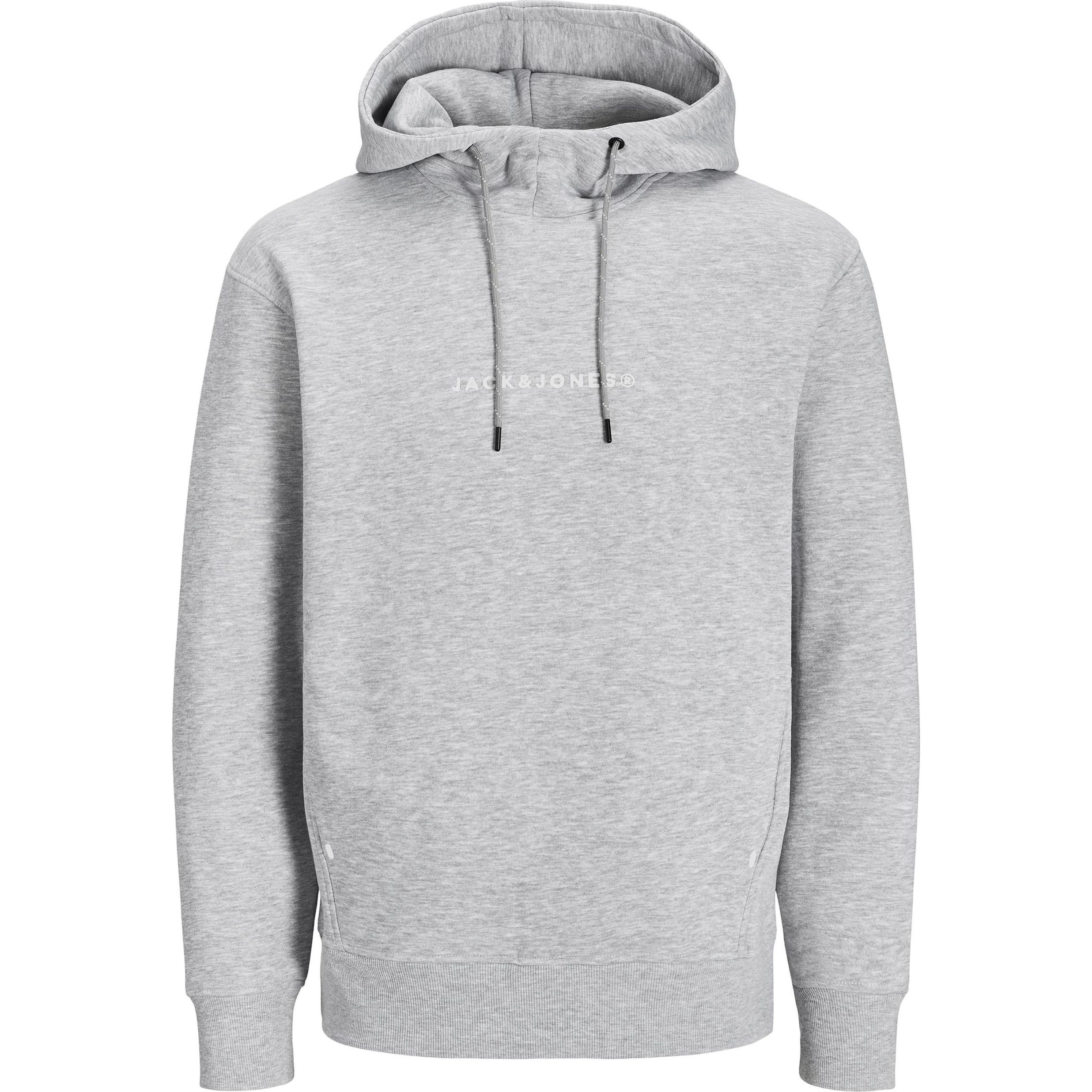 JACK & JONES Džemperis vyrams, Pilka, Tree sweat hood 1