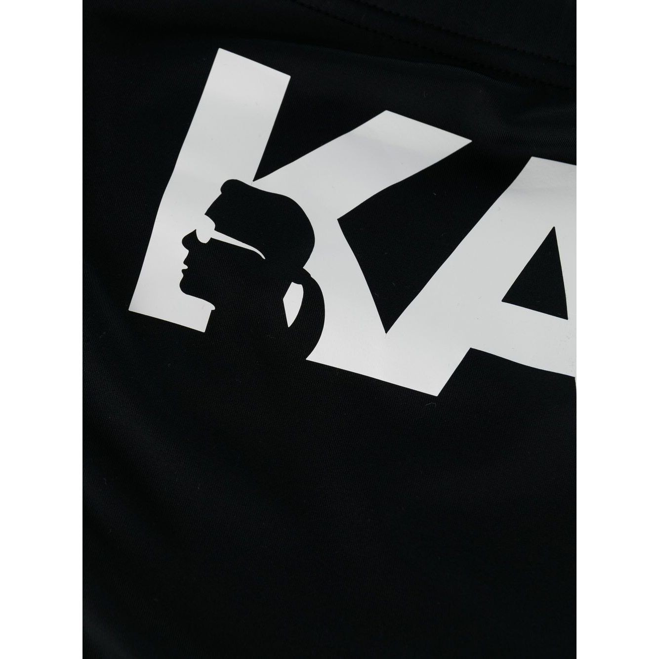 KARL LAGERFELD Apatinė kostiumėlio dalis vyrams, Juoda, Karl logo speedo 3