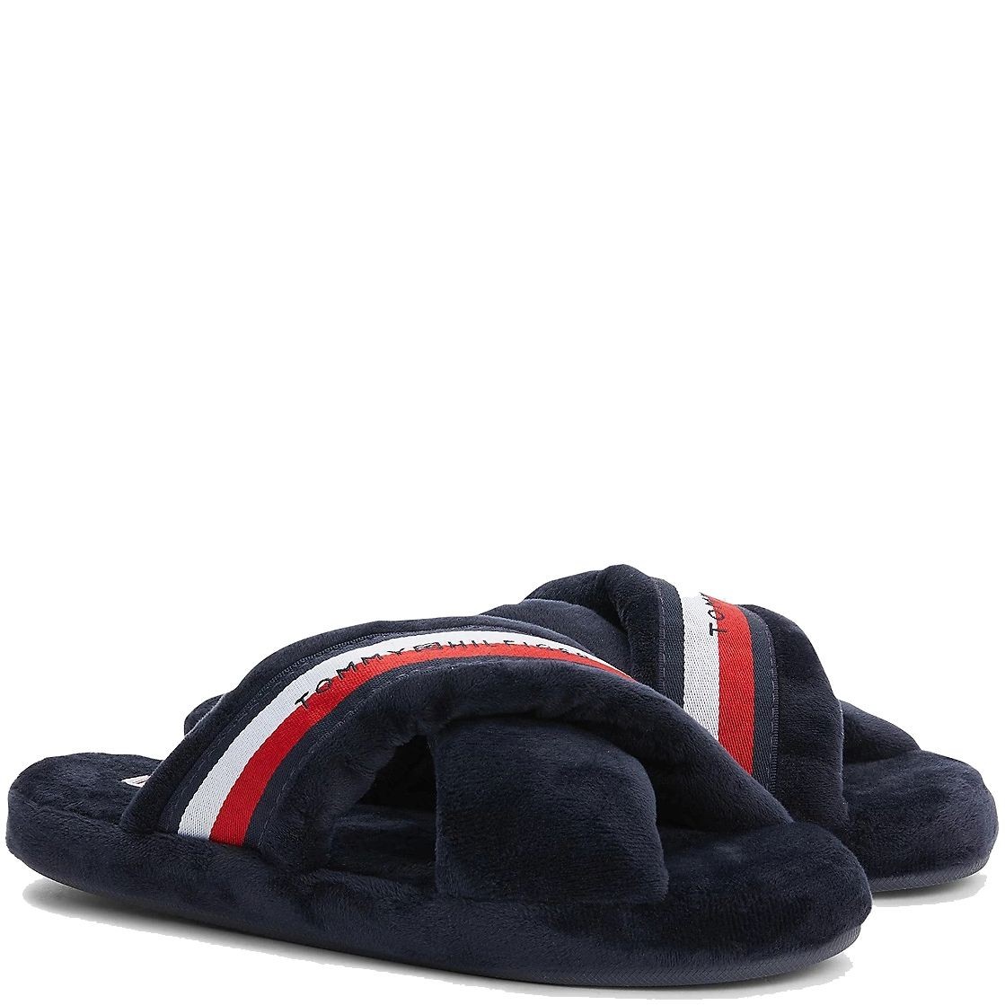 TOMMY HILFIGER Namų šlepetės moterims, Mėlyna, COMFY HOME SLIPPERS WISTRAPS 1