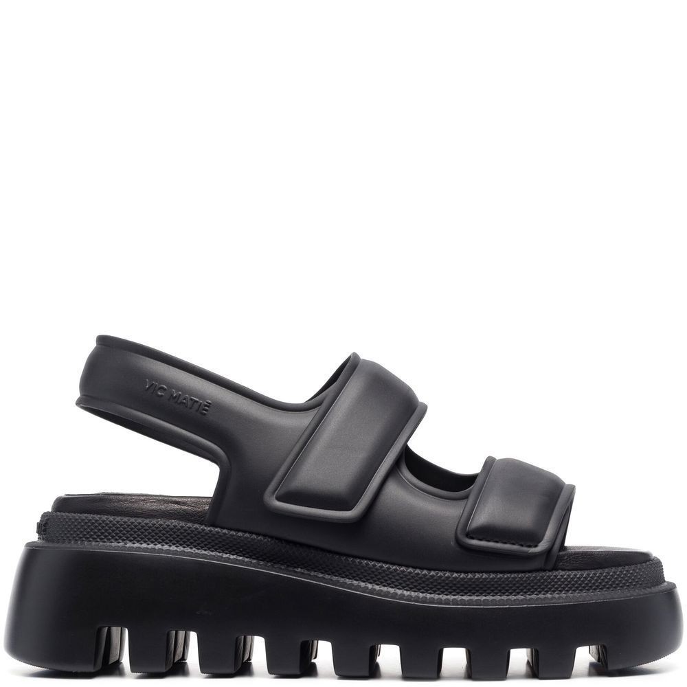 VIC MATIE Basutės moterims, Juoda, Sandals 1