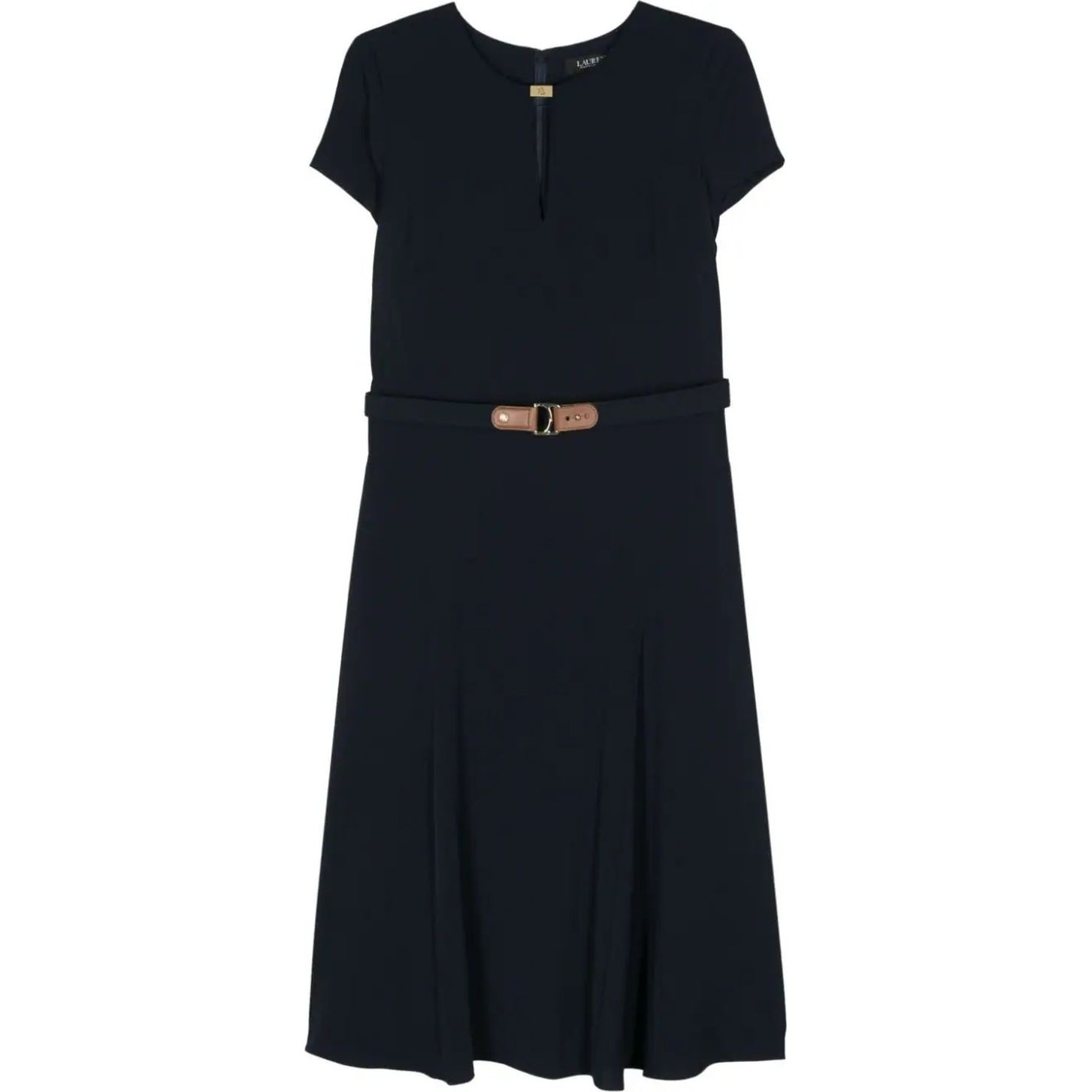 LAUREN RALPH LAUREN Midi suknelė moterims, Mėlyna, Brygitka short sleeve day dres 1