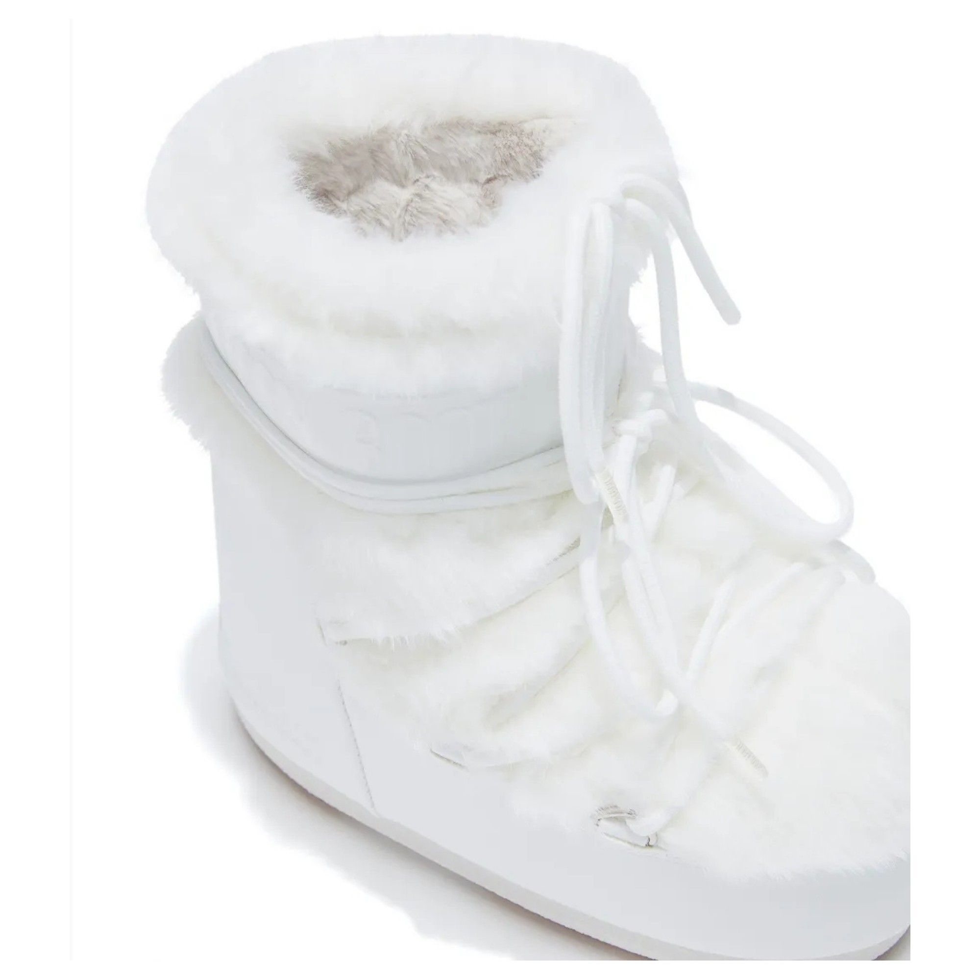 MOON BOOT Aulinukai moterims, Balta, Mb icon low faux fur boots 3