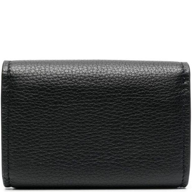 TORY BURCH Piniginė moterims, Juoda, Miller mini wallet 2