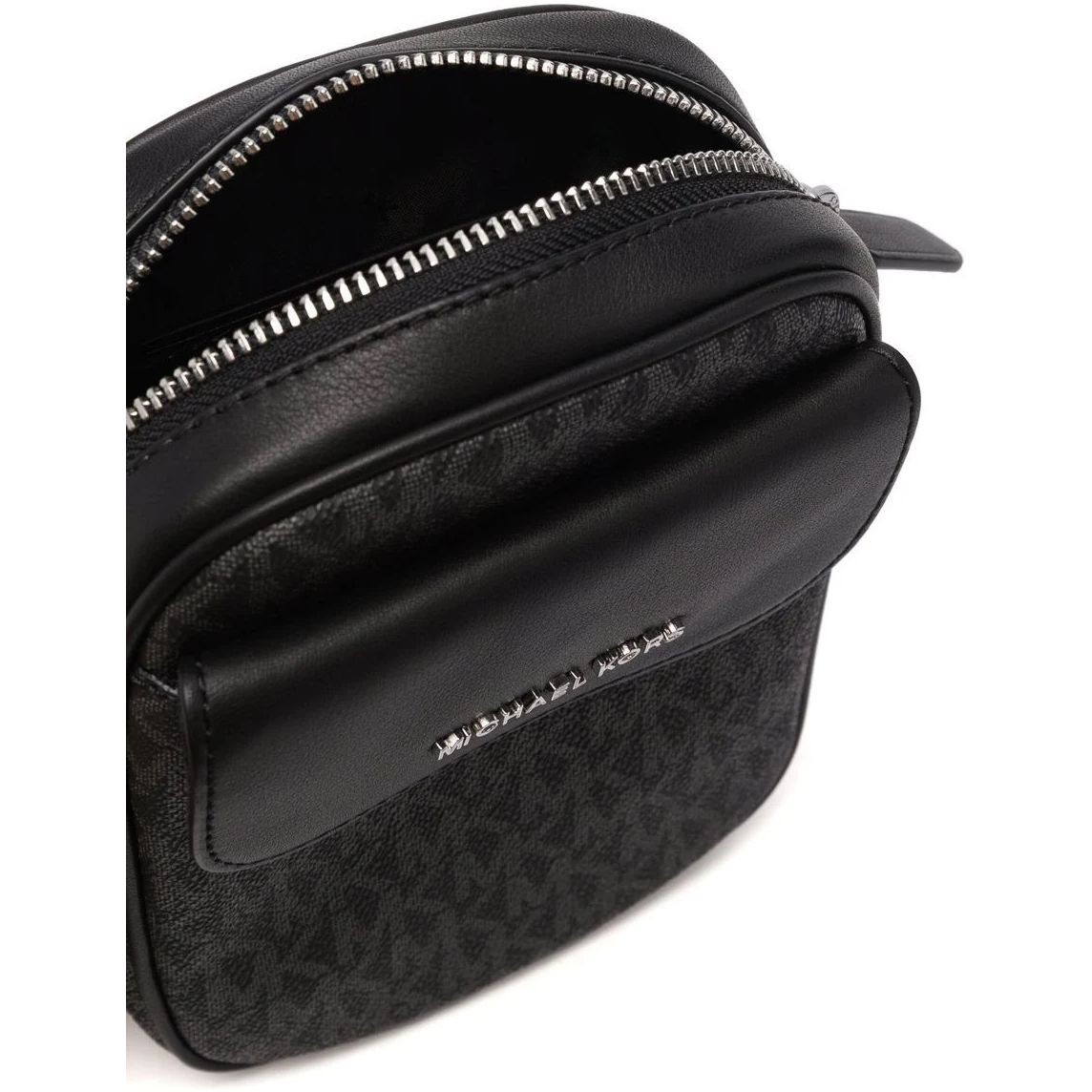 MICHAEL KORS Rankinė per petį vyrams, Juoda, Flap phone crossbody 4