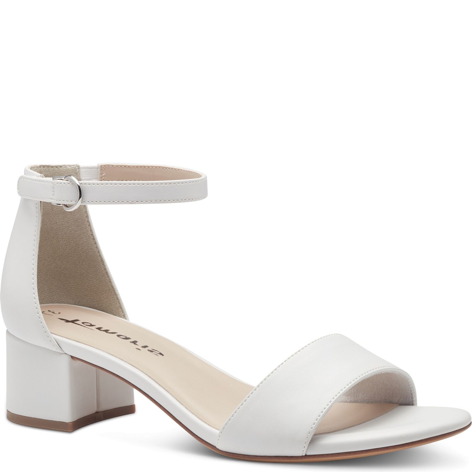 TAMARIS Basutės moterims, Balta, Sandals 25SS Top 1