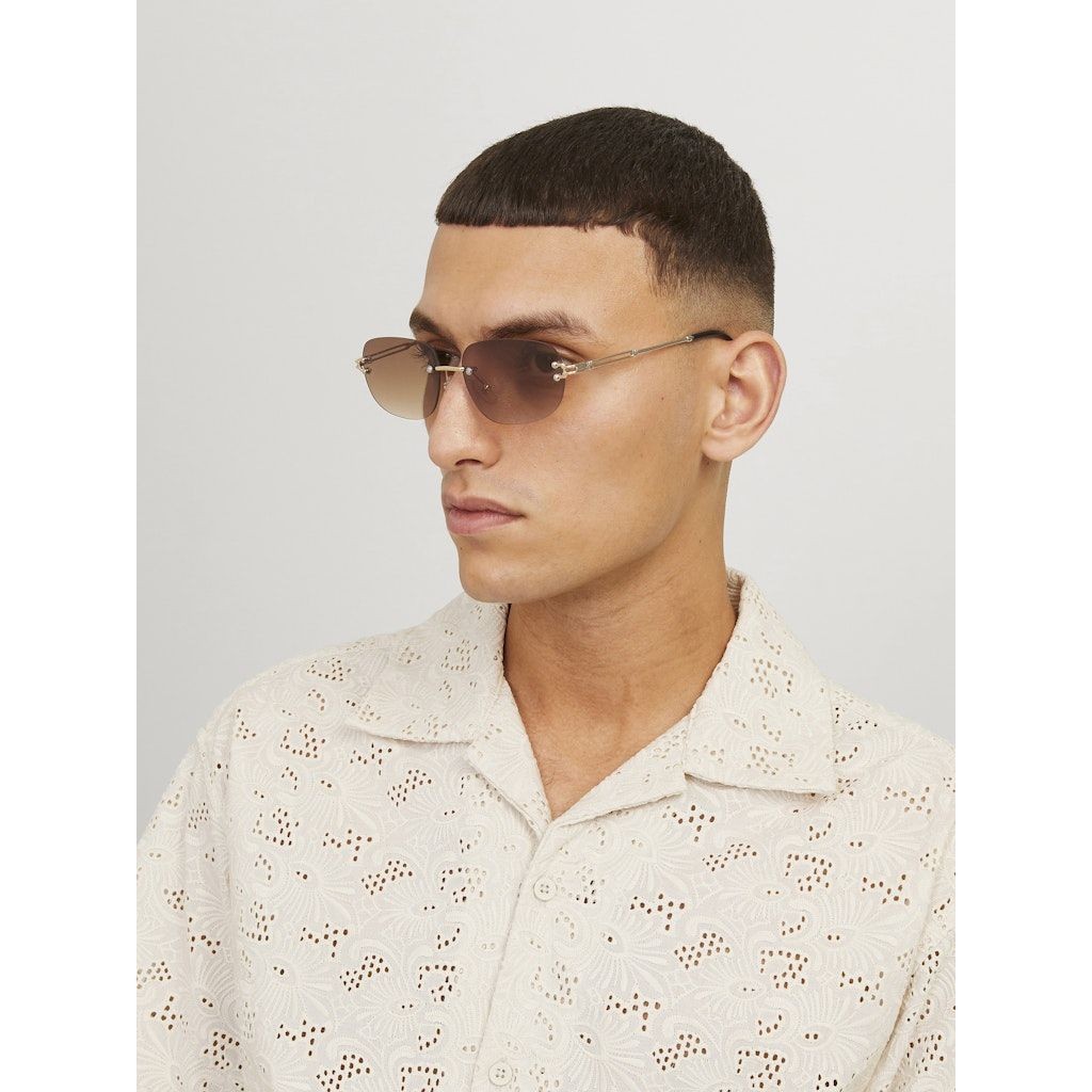 JACK & JONES Akiniai nuo saulės vyrams, Ruda, Jacvenice sunglasses 7