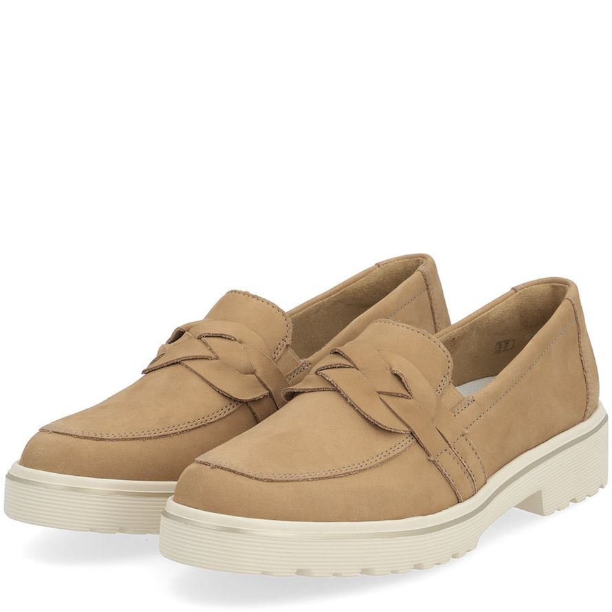 REMONTE Loaferiai moterims, Smėlio, LOAFERS 10