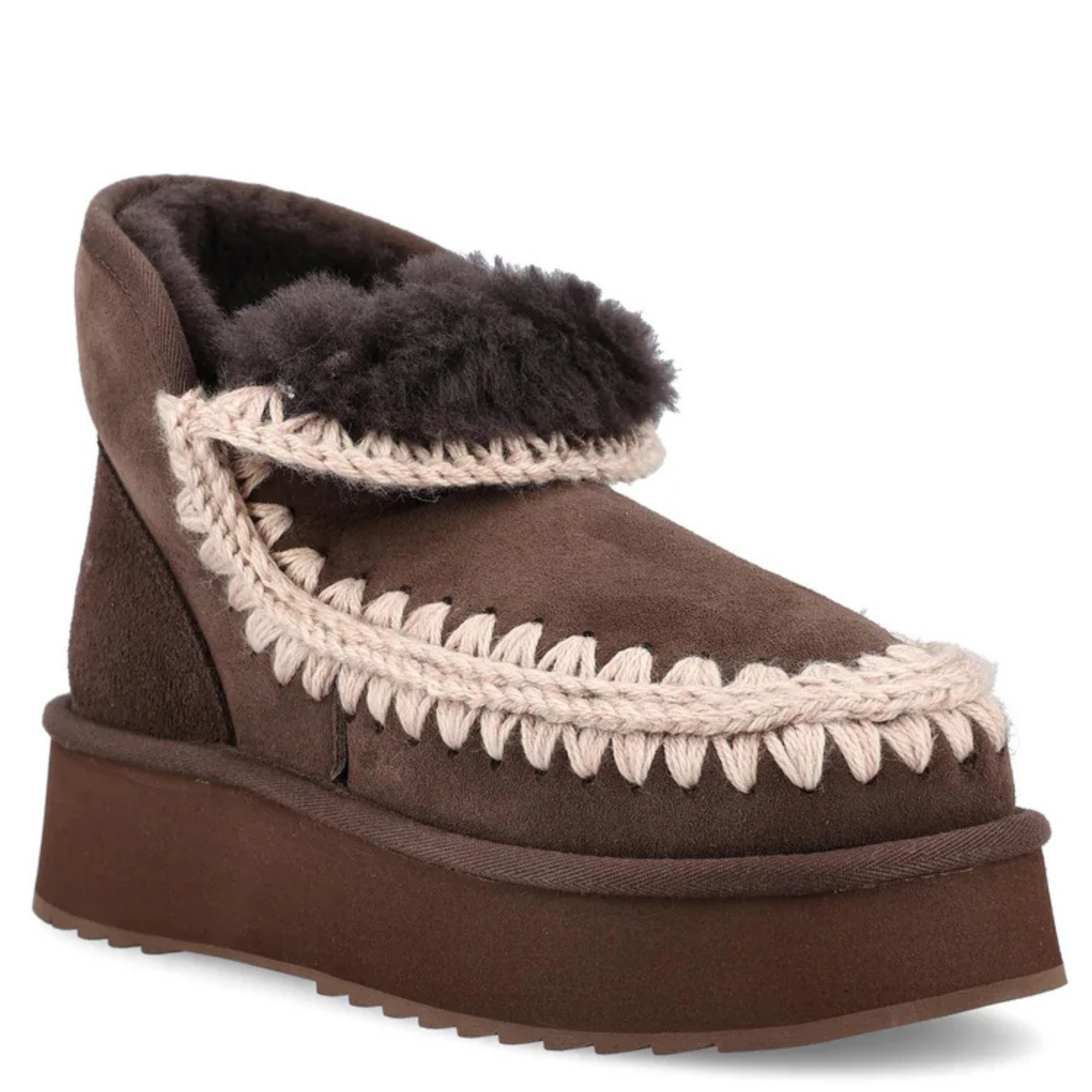 MOU Aulinukai moterims, Ruda, Mini eskimo platform boot 1