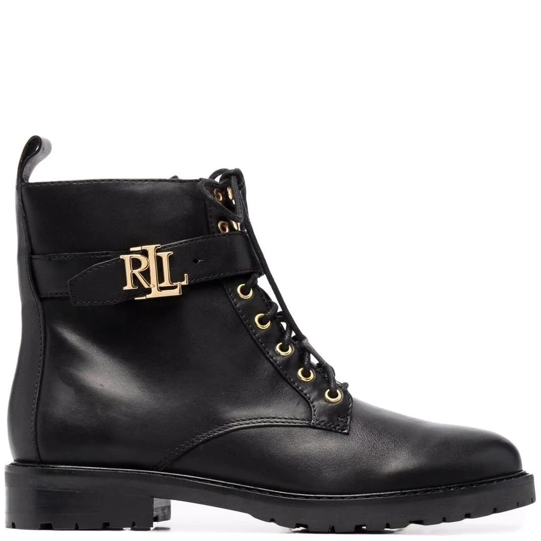 LAUREN RALPH LAUREN Aulinukai moterims, Juoda, Elridge bootie 1