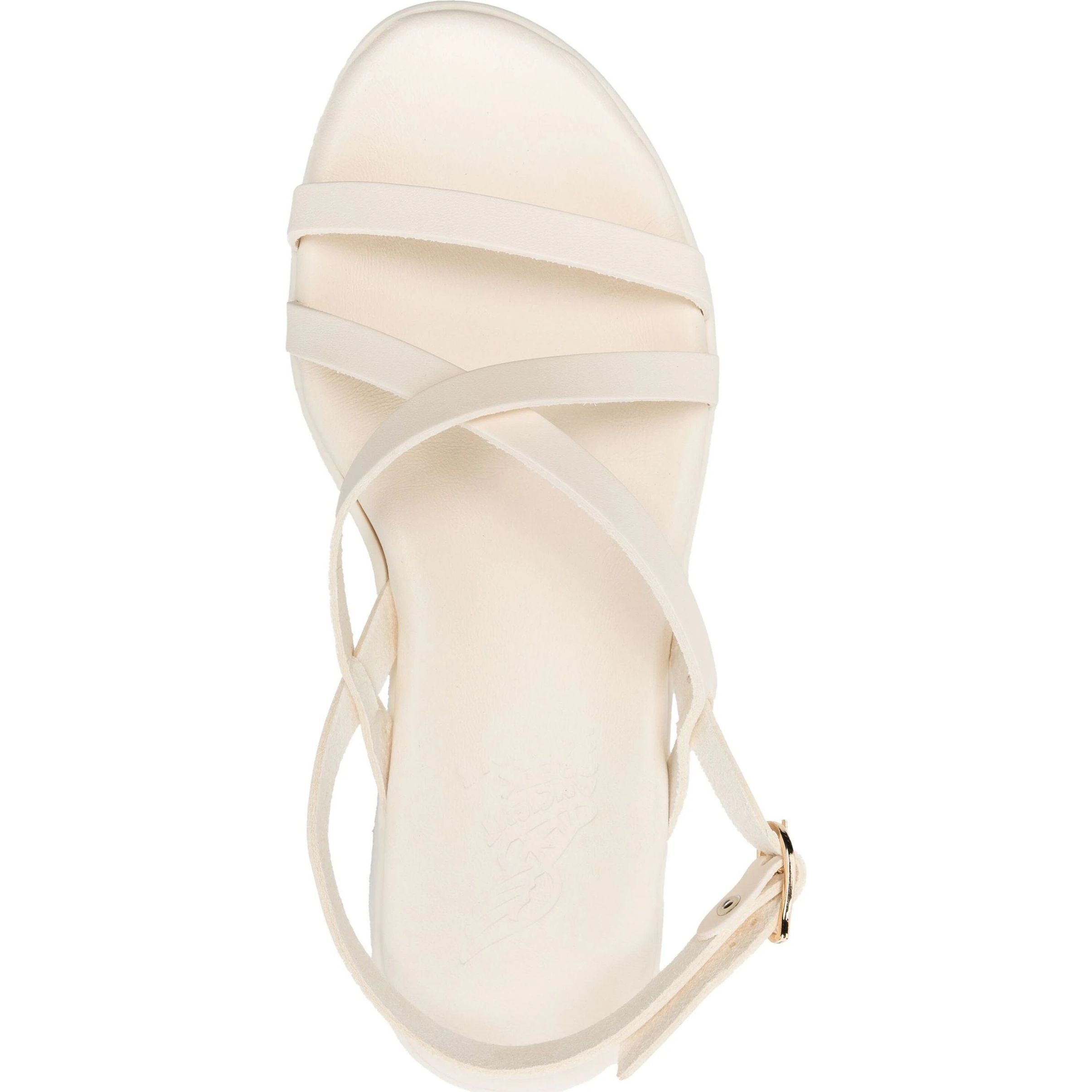 ANCIENT GREEK SANDAL Basutės moterims, Balta, Silia vachetta  sandals 4