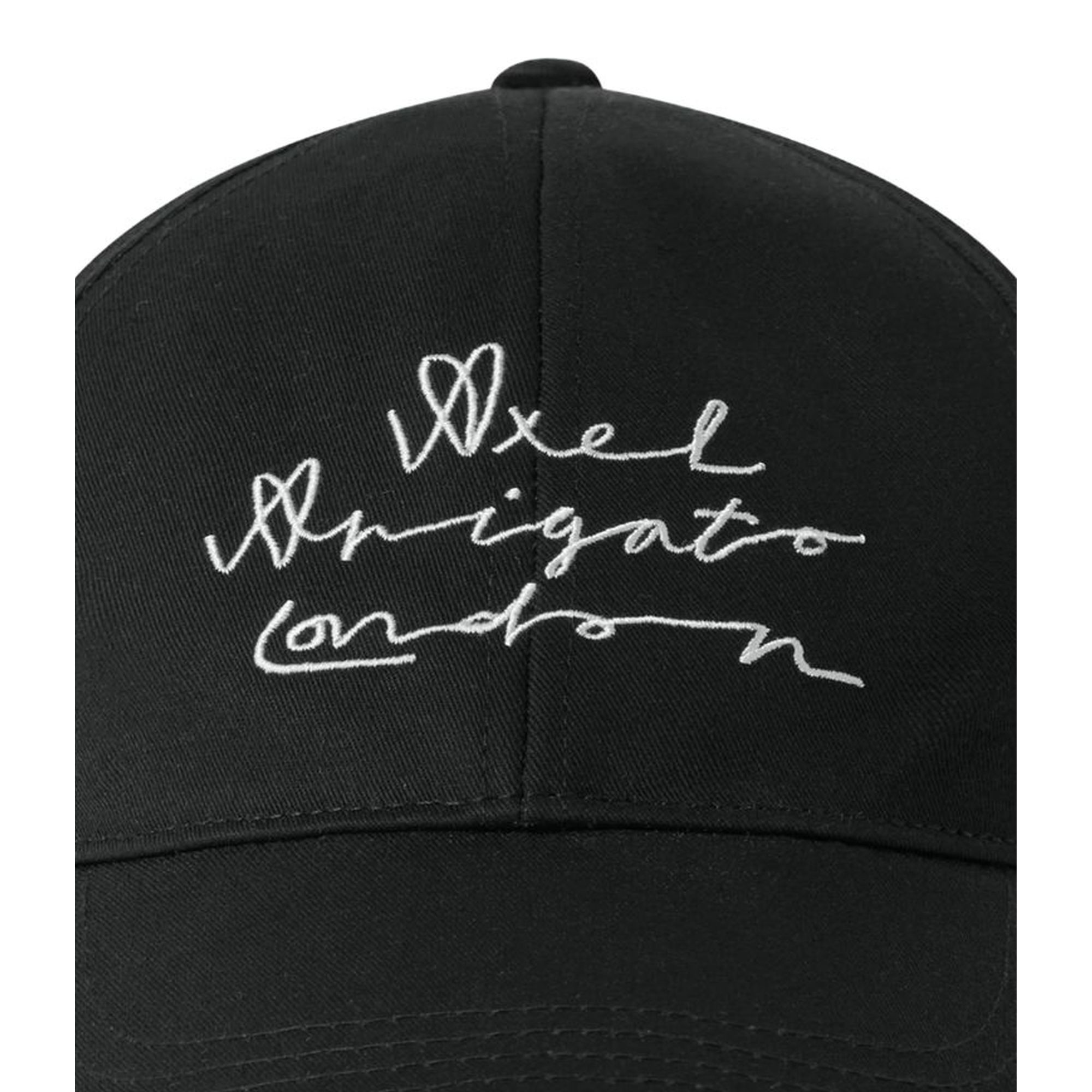 AXEL ARIGATO Kepurė, Juoda, Scribble london cap 2