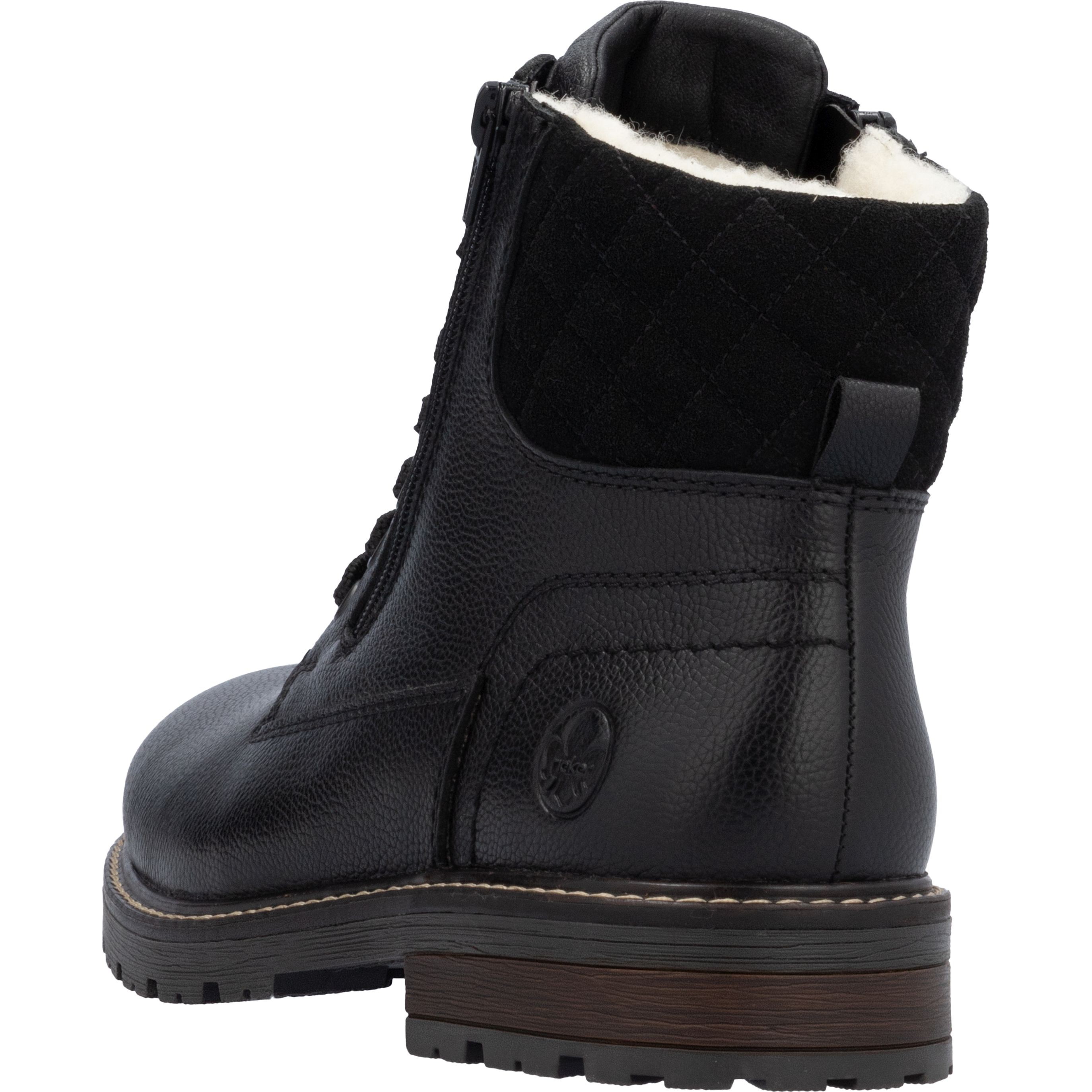 RIEKER Aulinukai vyrams, Juoda, BOOTIES 4