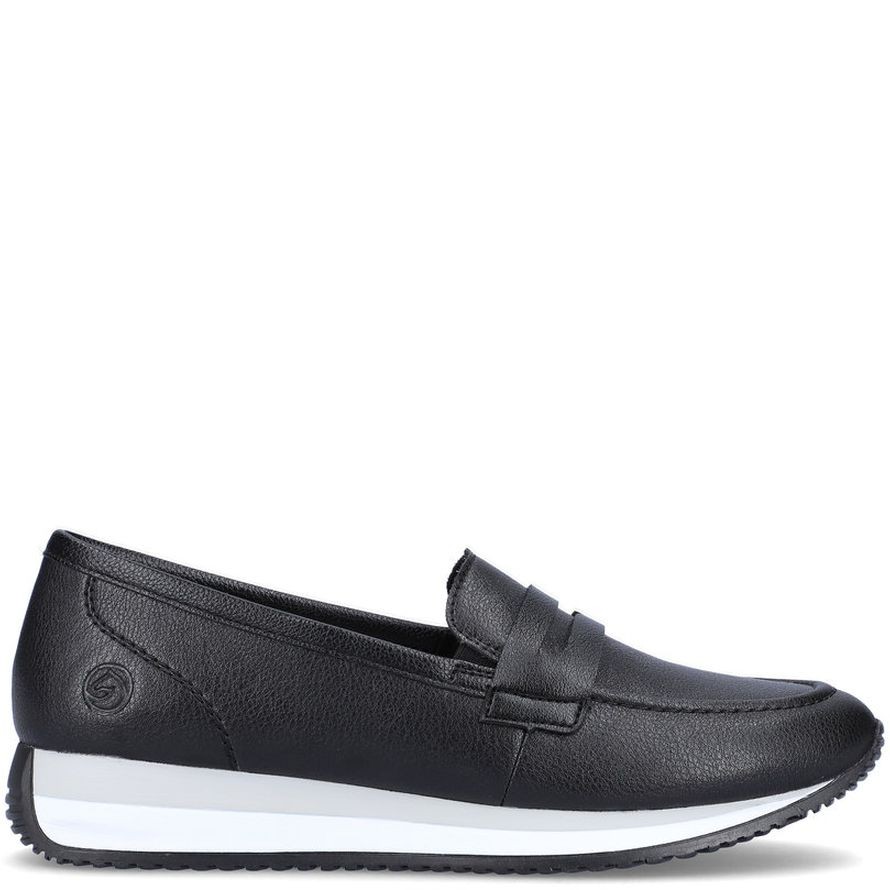 REMONTE Loaferiai moterims, Juoda, LOAFERS 3
