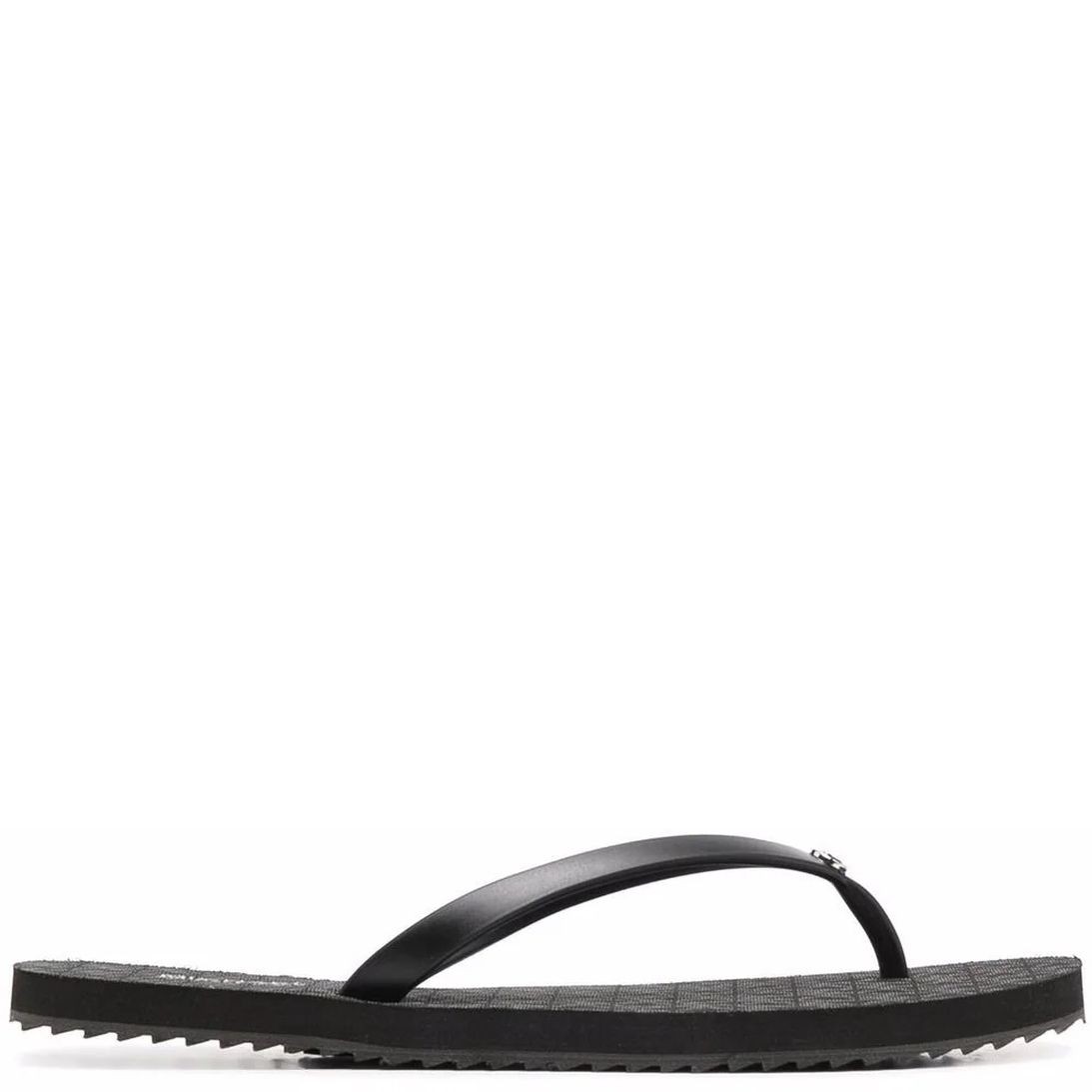 MICHAEL KORS Pliažo šlepetės per pirštą moterims, Juoda, Jinx flip flops 2