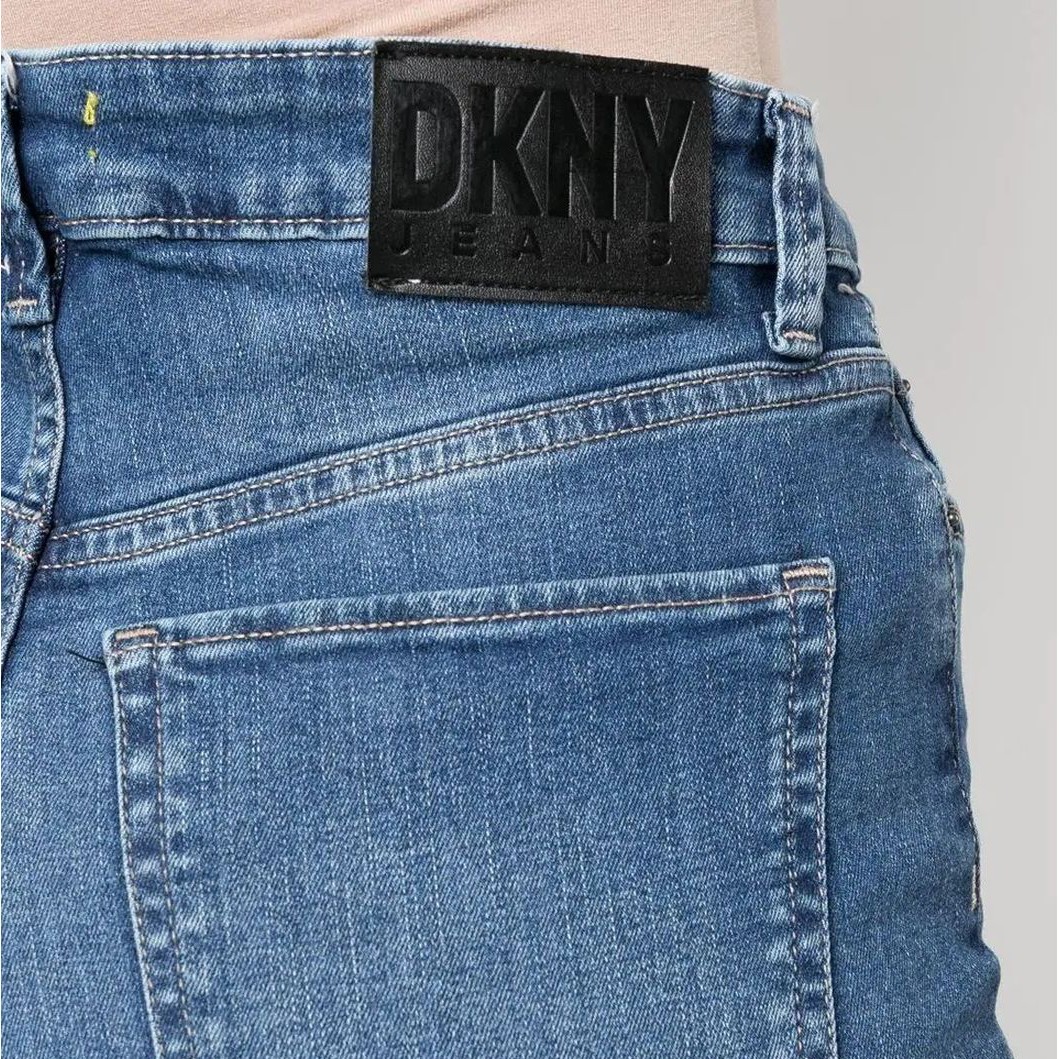 DKNY Tamprės moterims, Mėlyna, Straight leggings 4