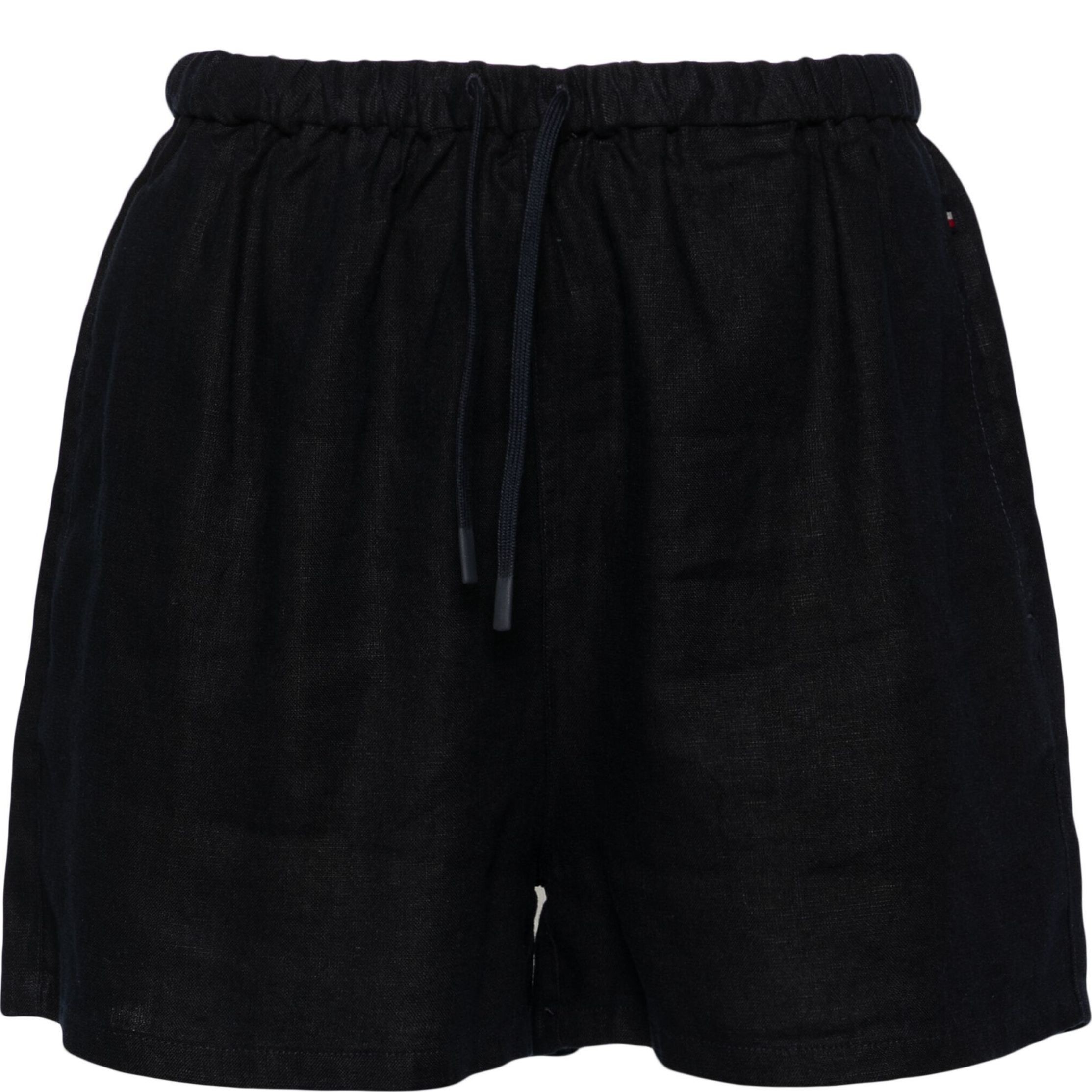 TOMMY HILFIGER Šortai moterims, Mėlyna, Pull on casual linen short