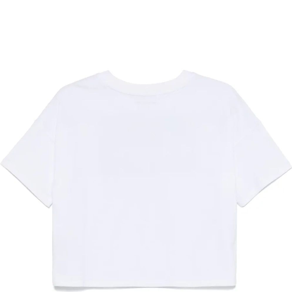 DKNY Marškinėliai trump. rankovėmis moterims, Balta, Rhstn lg crp ss tee 2