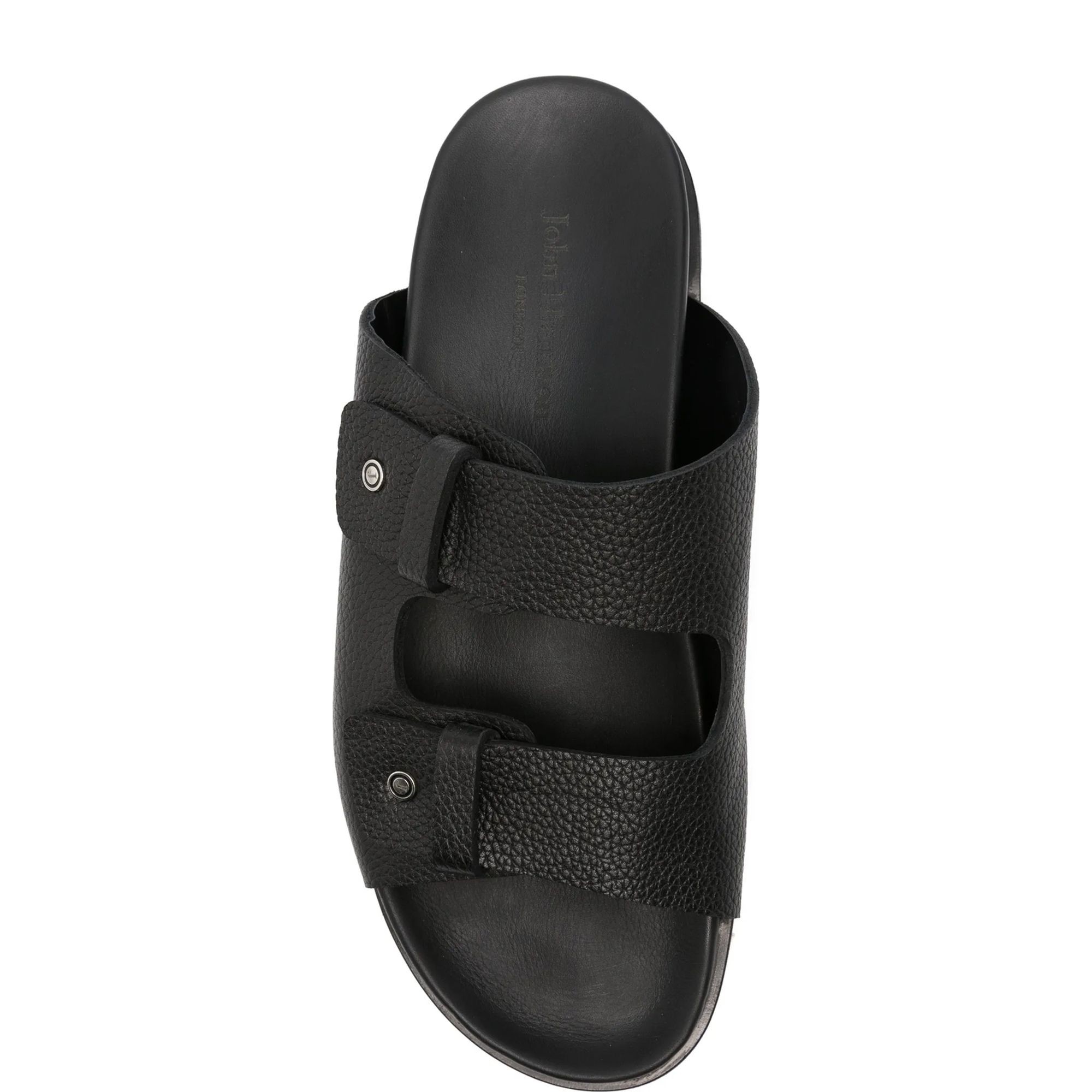 JOHN HARRISON Šlepetės vyrams, Juoda, Slippers 4