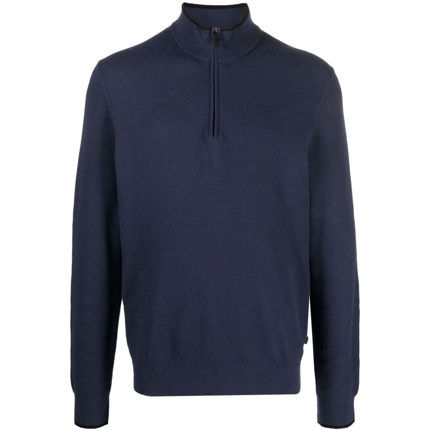 MICHAEL KORS Megztinis vyrams, Mėlyna, Core cotton zip sweater 1