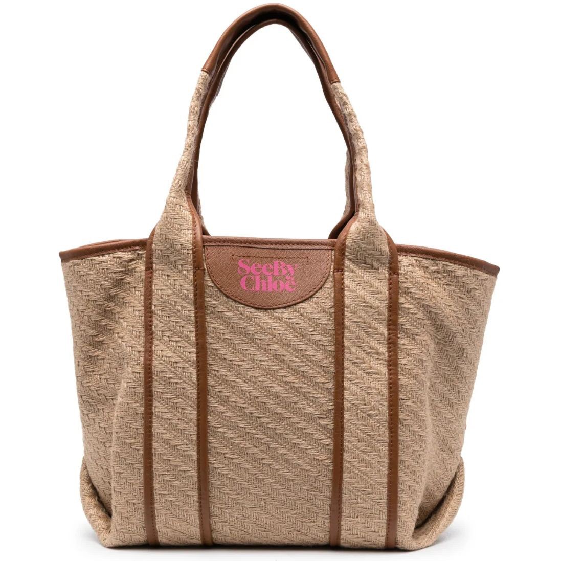 SEE BY CHLOE Pirkinių krepšys moterims, Ruda, Laetizia small tote 1