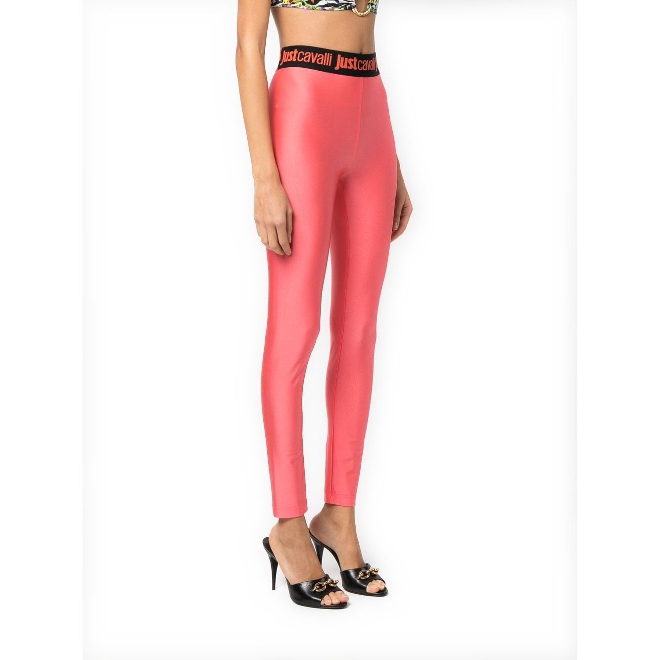 JUST CAVALLI Tamprės moterims, Oranžinė, Jegging fouseux 2
