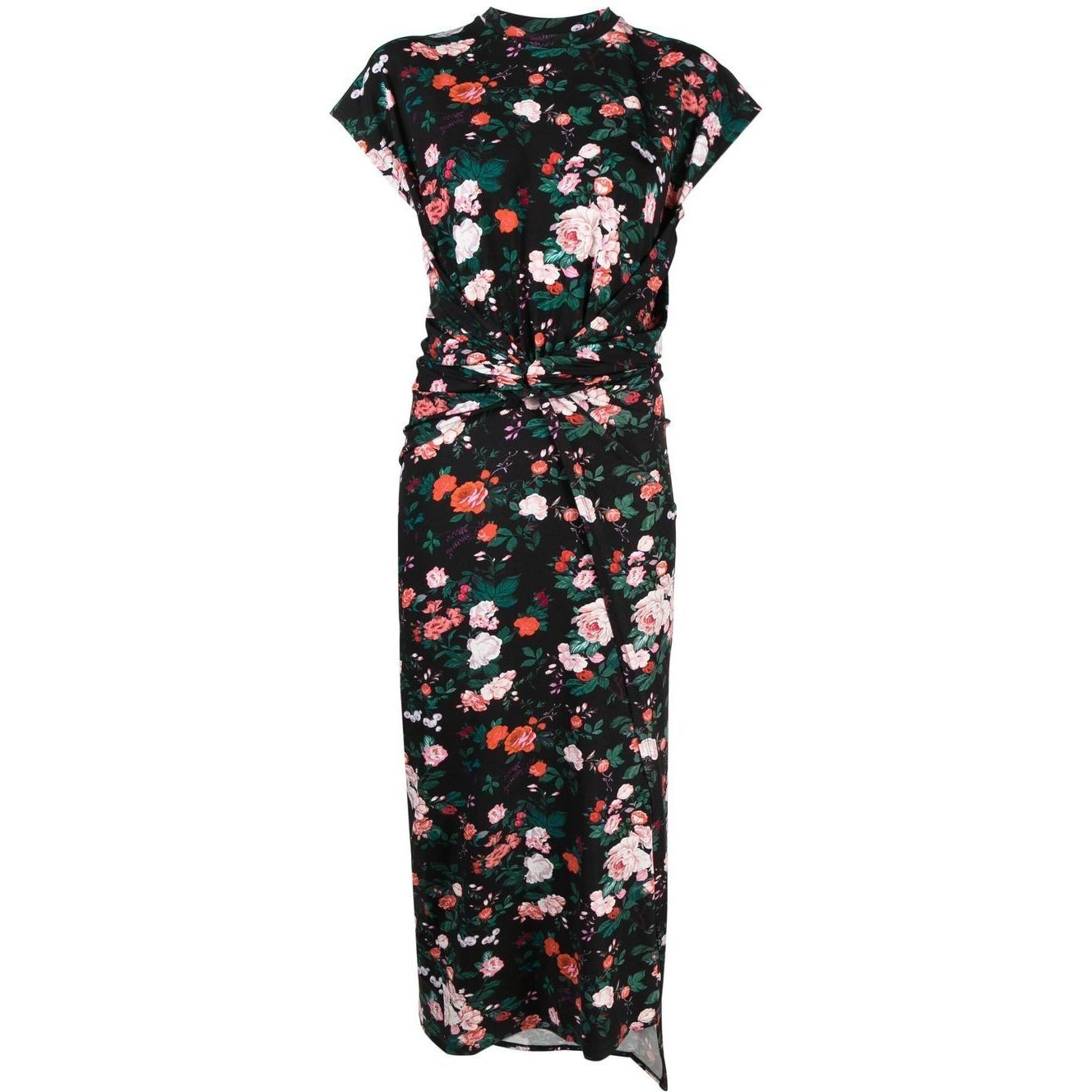 PACO RABANNE Midi suknelė moterims, Juoda, Robe style midi dress