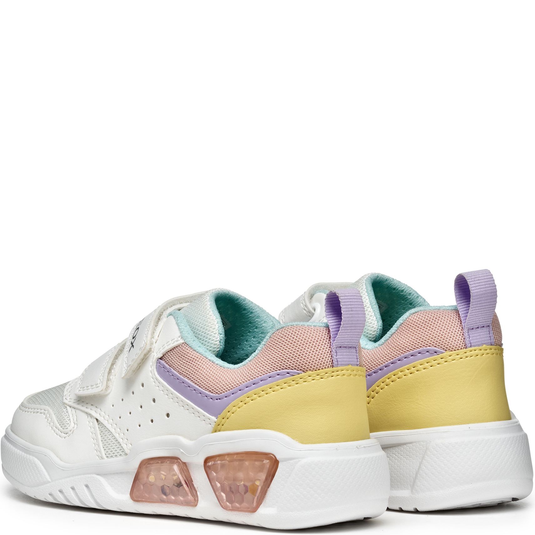 GEOX Laisvalaikio bateliai mergaitėms, Balta, Illuminus leisure 3