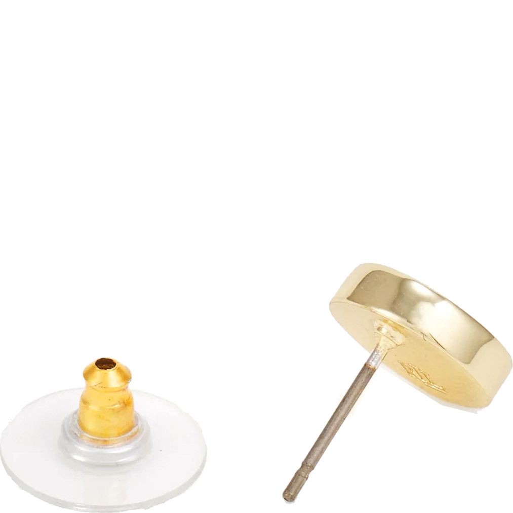 RALPH LAUREN Auskarai moterims, Auksinė, Pe tort logo coin stud 2