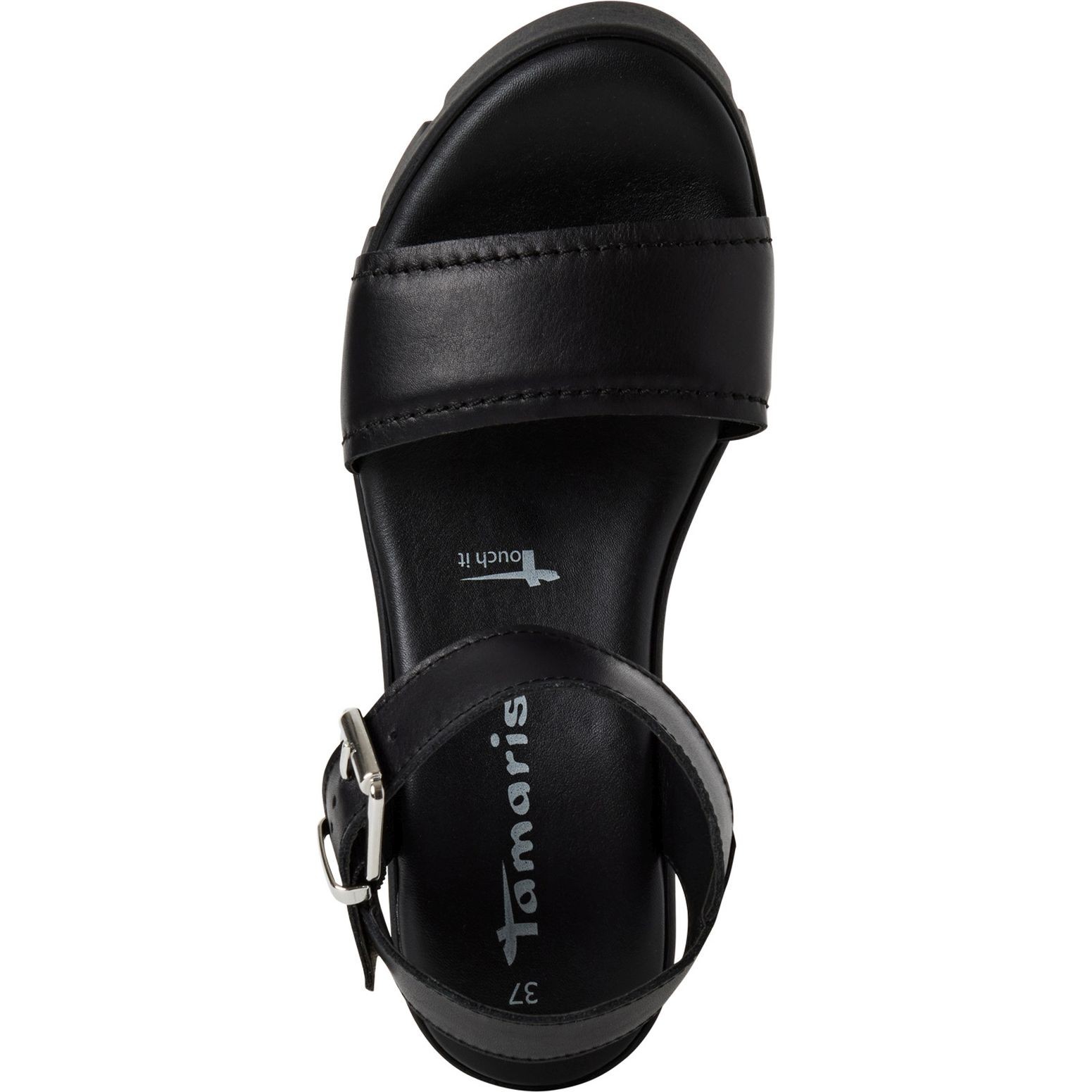 TAMARIS Basutės moterims, Juoda, Sandals, WOR28712-42-003 4