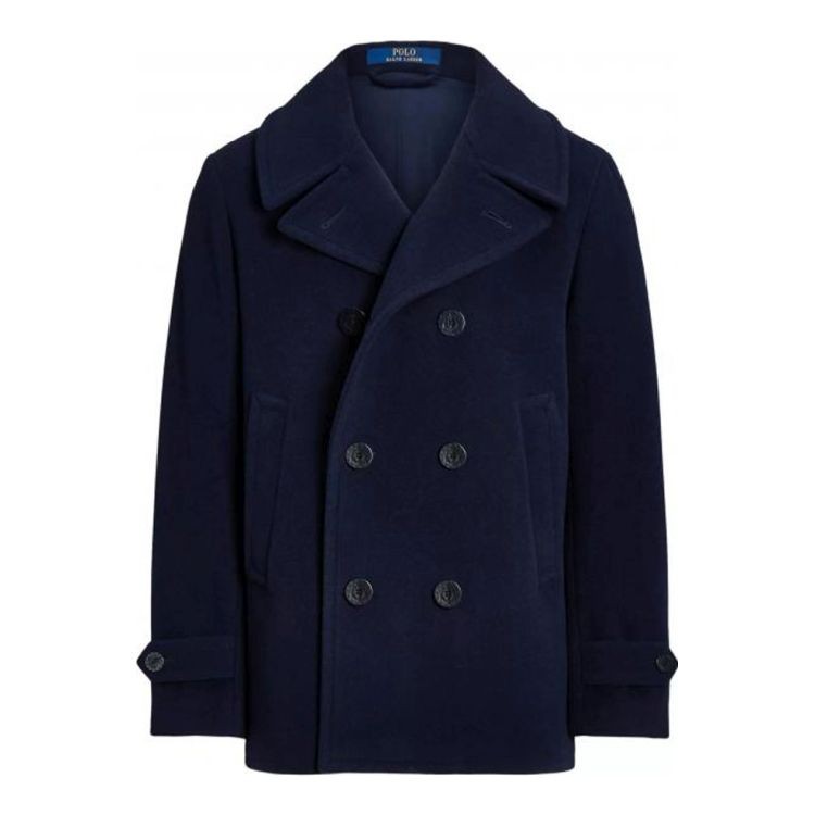 POLO RALPH LAUREN Paltas vyrams, Mėlyna, Polo single breasted top coat