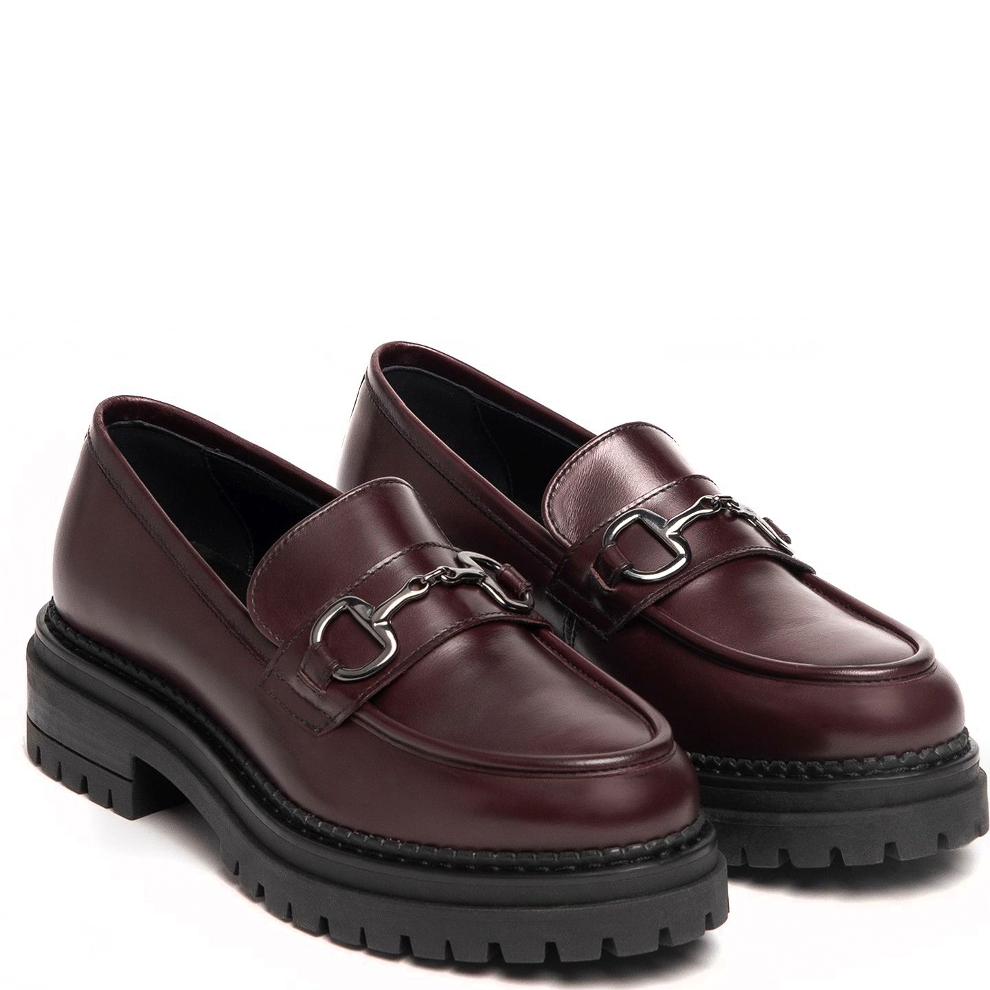 NEROGIARDINI Loaferiai moterims, Vyšninė, Runner loafers 1